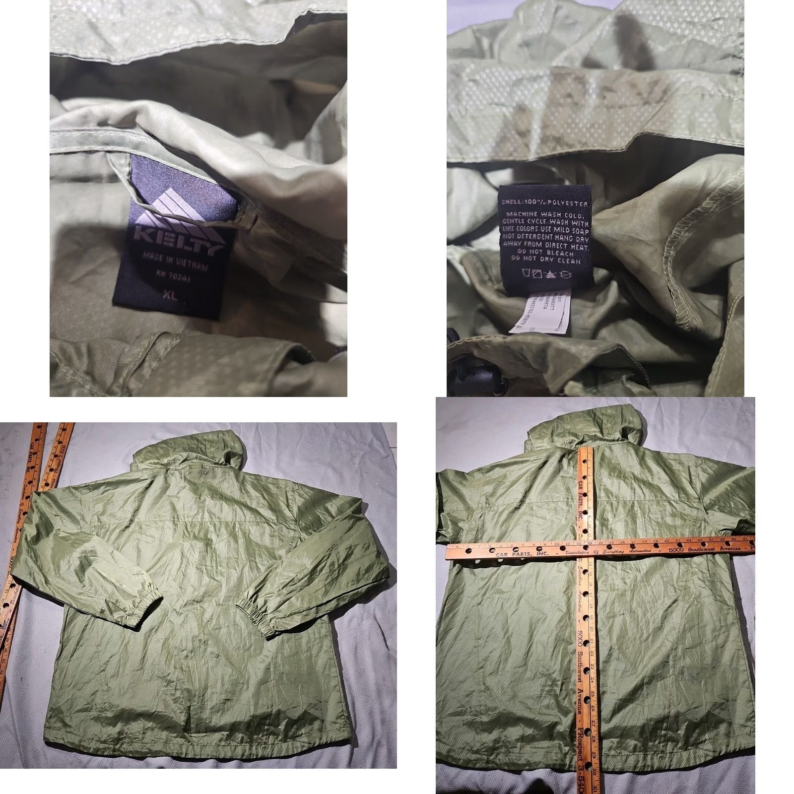 Vintage VINTAGE Kelty Jacket Mens XL Green Windbreaker Jacket Hoodie USA Outdoor Size US XL / EU 56 / 4 - 8 Thumbnail