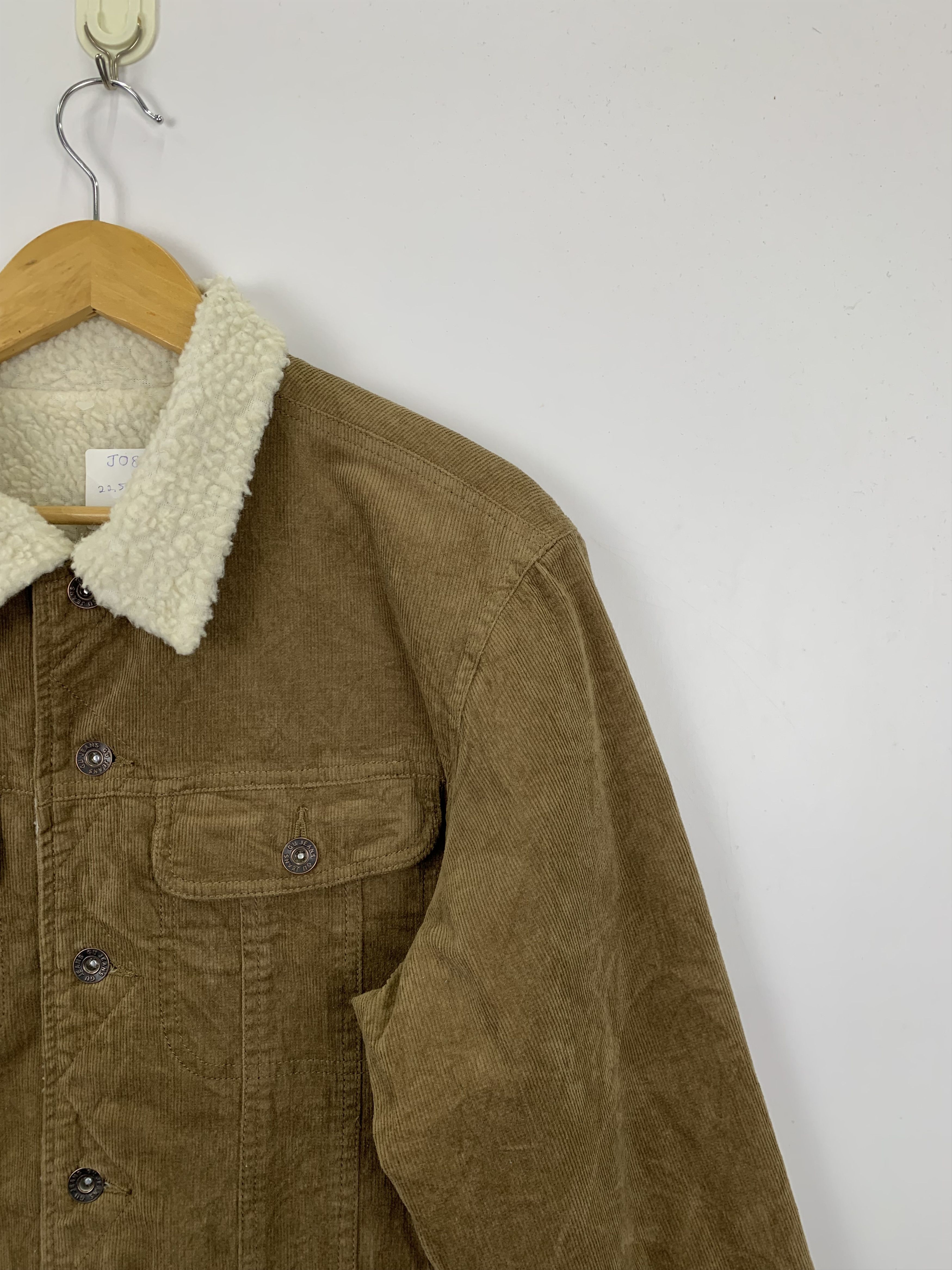Japanese Brand Vintage Japanese Brand Sherpa Velvet Denim Jacket J0829 Size US M / EU 48-50 / 2 - 6 Thumbnail