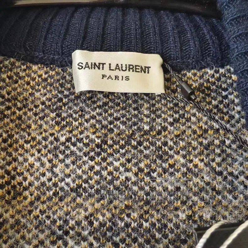 Saint Laurent Paris Saint Laurent Plaid Knit Cardigan. Size US L / EU 52-54 / 3 - 3 Thumbnail
