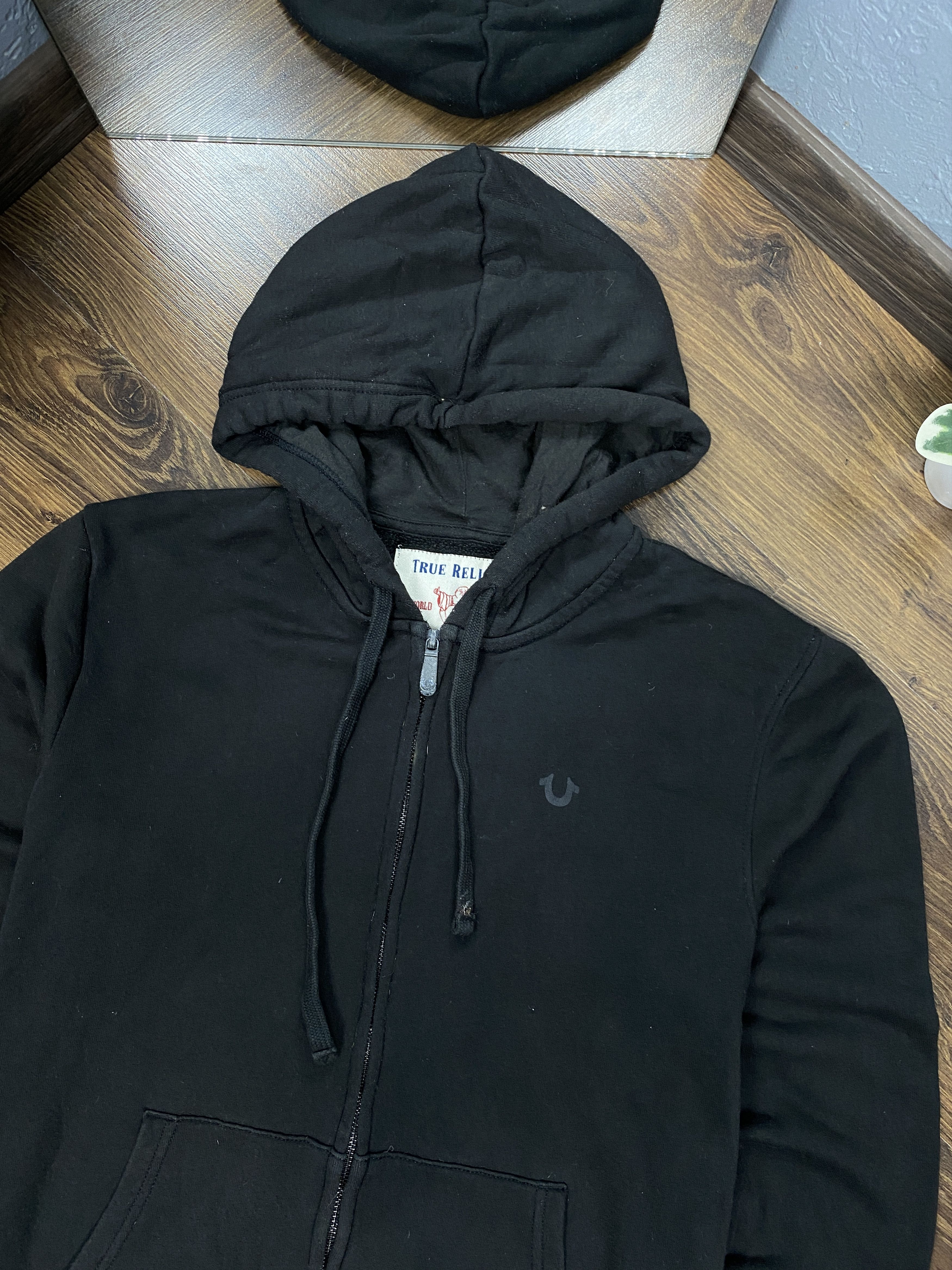 True Religion × Vintage True Religion Vintage Mens Zip Hoodie Size US L / EU 52-54 / 3 - 5 Thumbnail