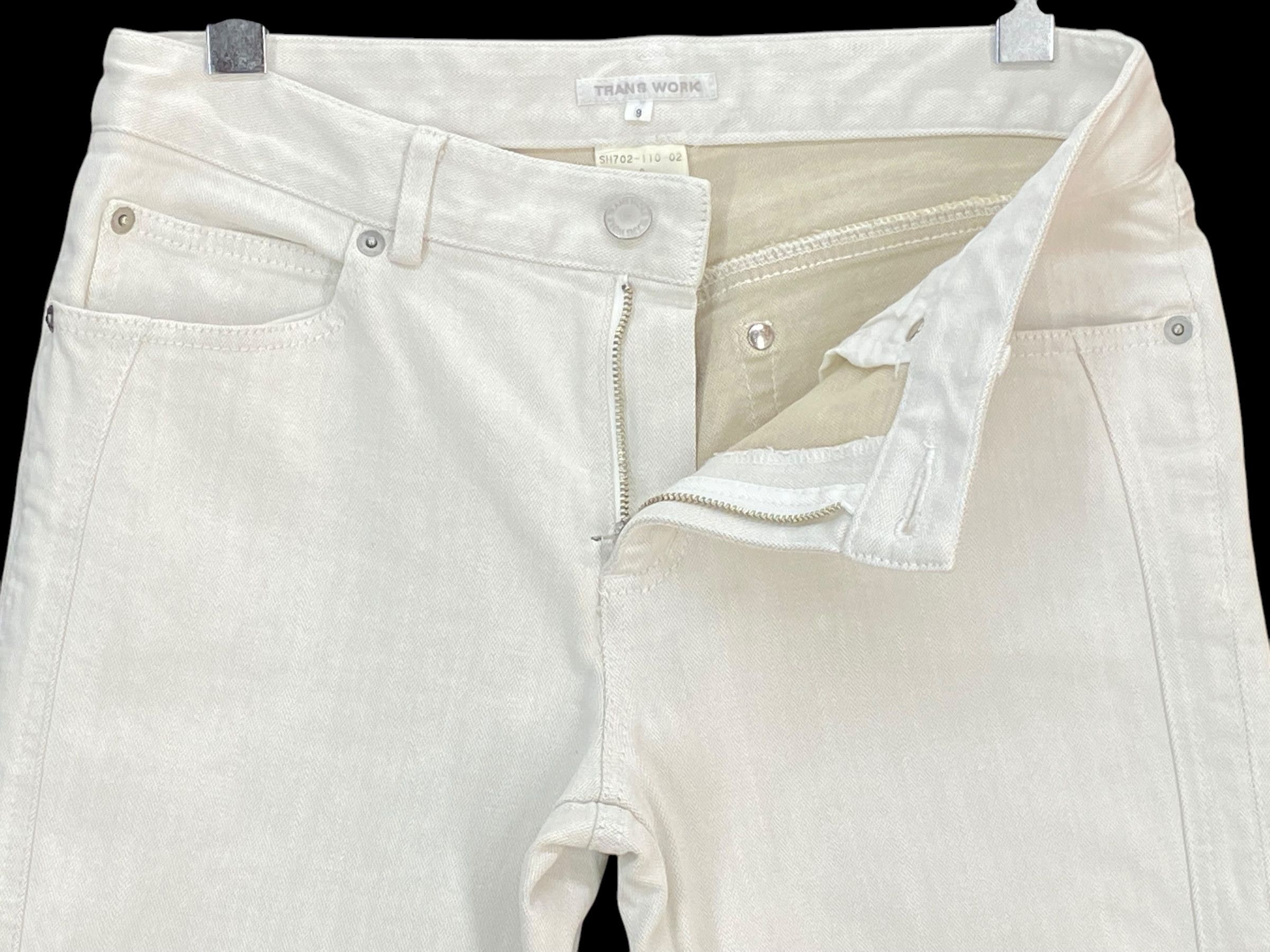 Japanese Brand Trans Work Jeans Flare Pants Size US 27 - 7 Thumbnail