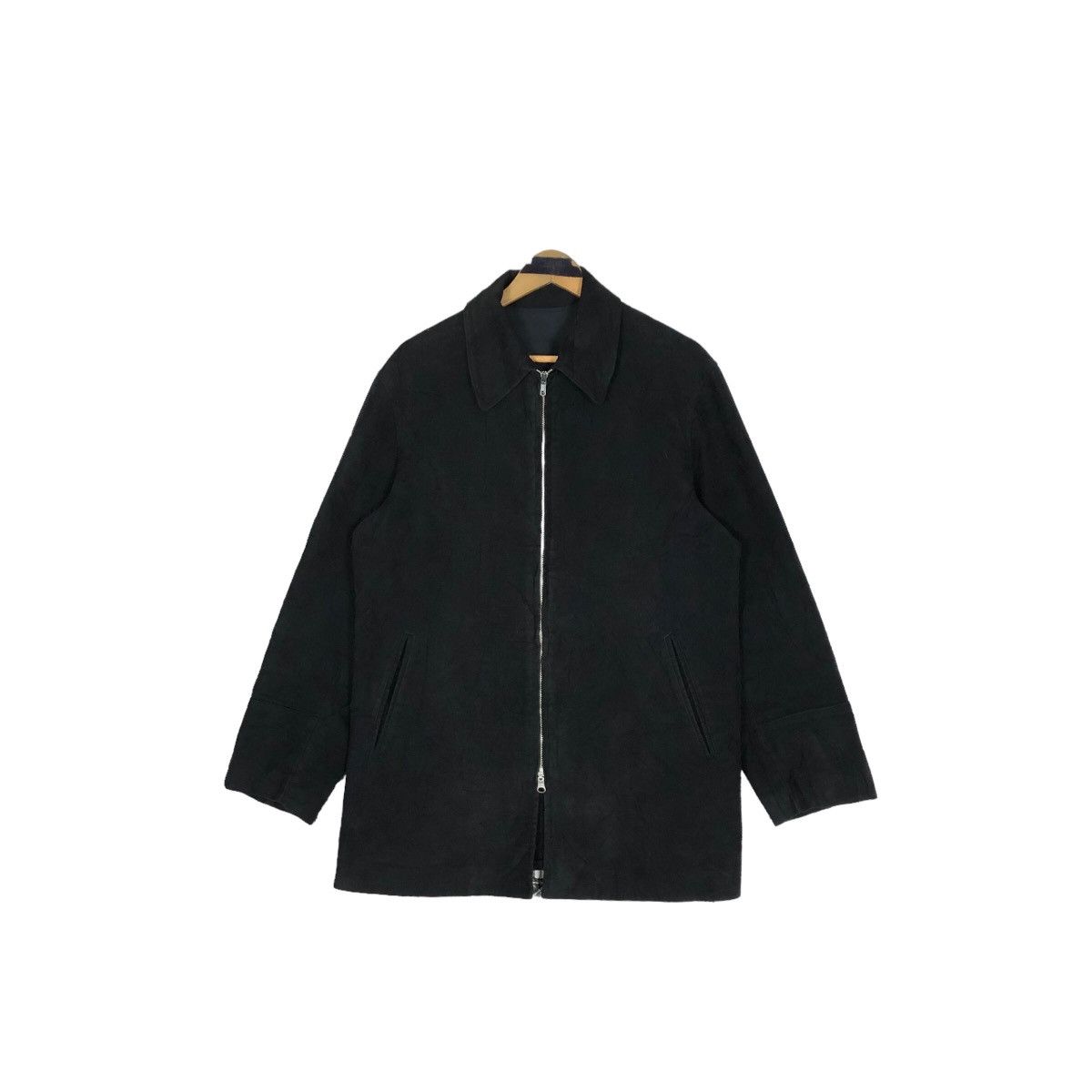 Yohji Yamamoto Vintage 90s Y’s For Men Yohji Yamamoto 1992 A/W Car Coat Size US M / EU 48-50 / 2 - 2 Thumbnail