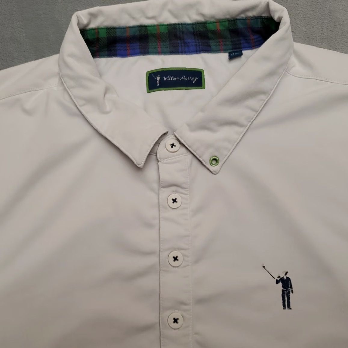 Vintage William Murray Shirt Men XL Polo Performance Stretch Golf Casual Size US XL / EU 56 / 4 - 3 Thumbnail
