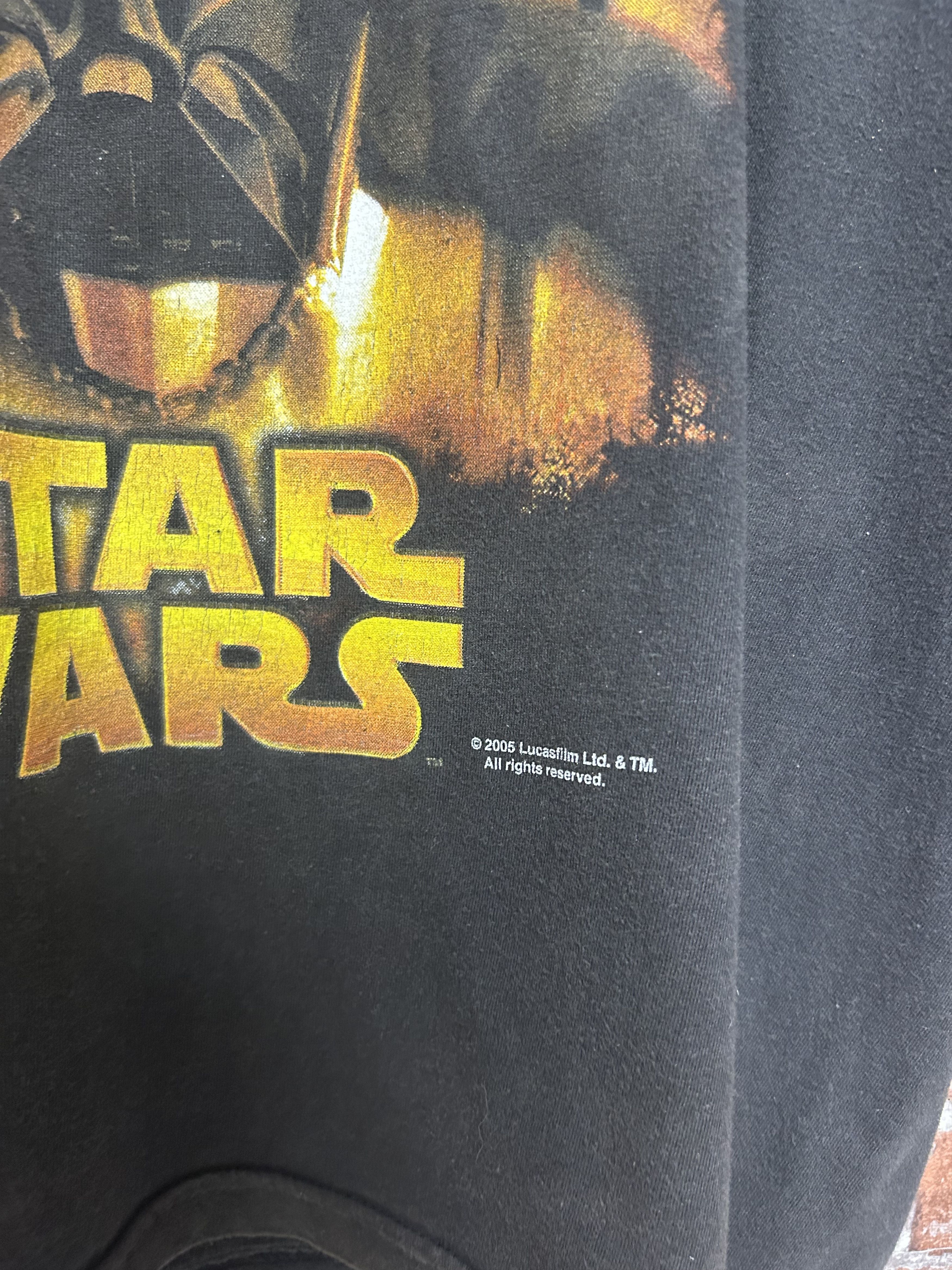 Vintage Vintage 2005 Star Wars Movie Darth Vader T-shirt Size US S / EU 44-46 / 1 - 5 Thumbnail