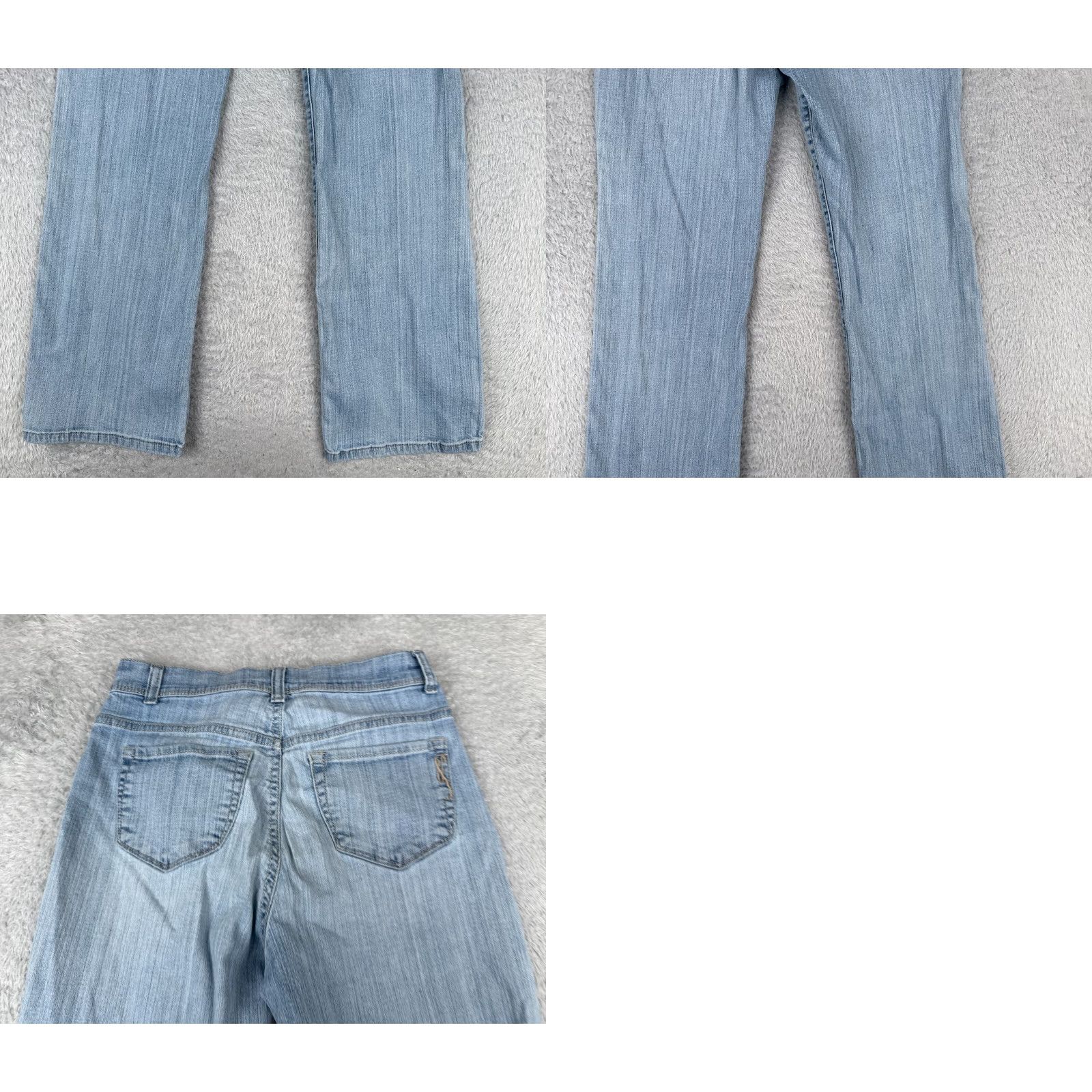 Vintage Style&co. Jeans Women Flared Jeans 6 Light Blue Denim Mid Rise 25x29 Blue, 5-Pocket, 29 Inseam, Regular, Cotton, Size 6, Jeans, Women, Style&Co. Size 28" / US 6 / IT 42 - 10 Thumbnail
