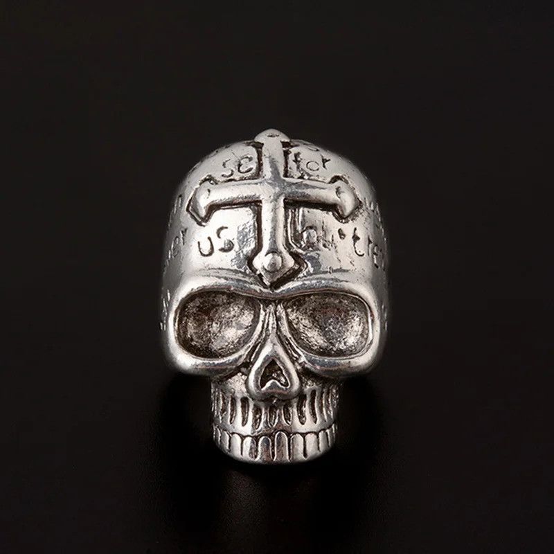 Jewelry × Vintage Retro Cross Skull Ring Size ONE SIZE - 1 Thumbnail