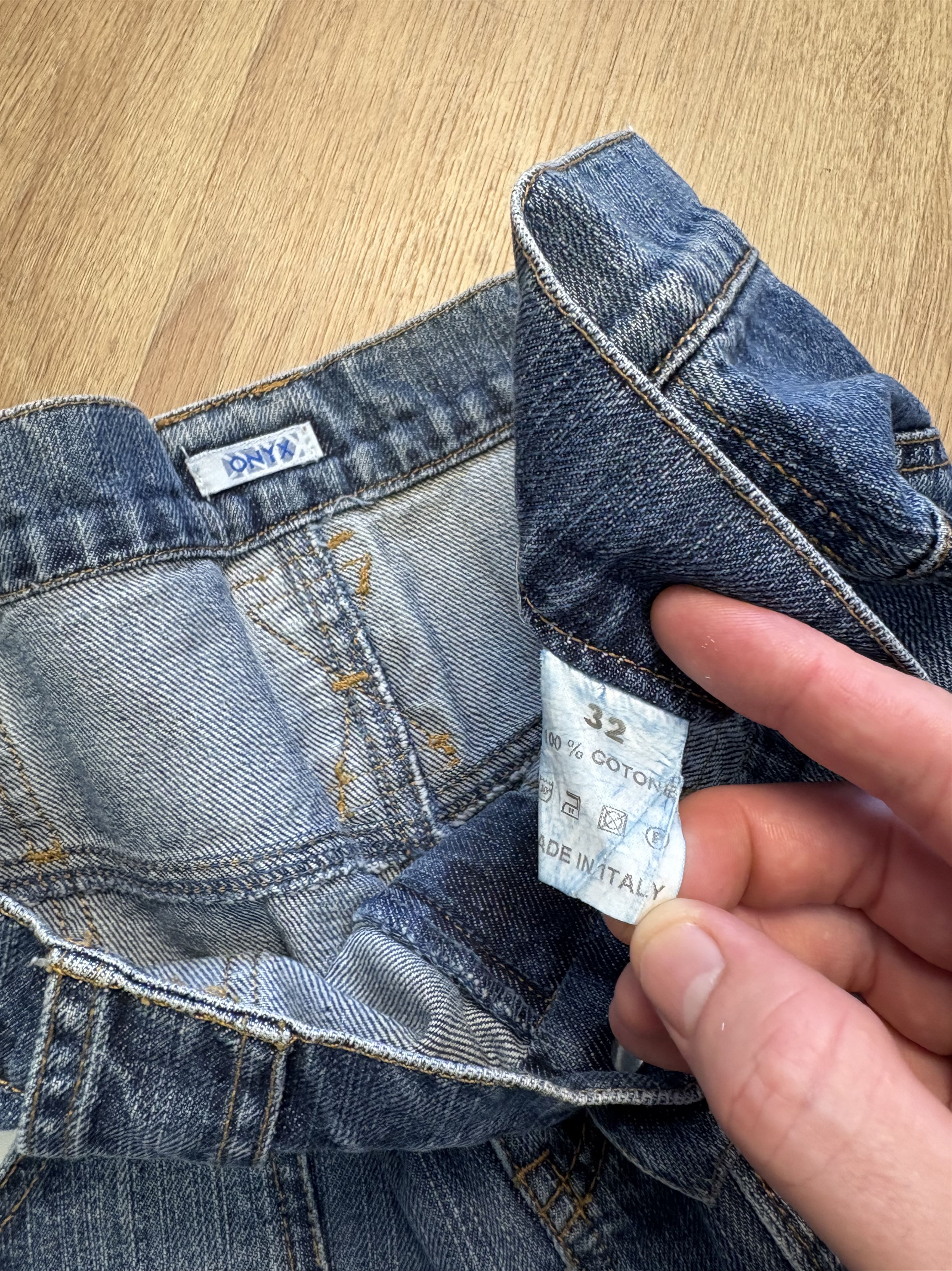 Vintage Onyx Denim 90s Super Baggy Carpenter Denim Jeans (32x32) Size US 32 / EU 48 - 5 Thumbnail