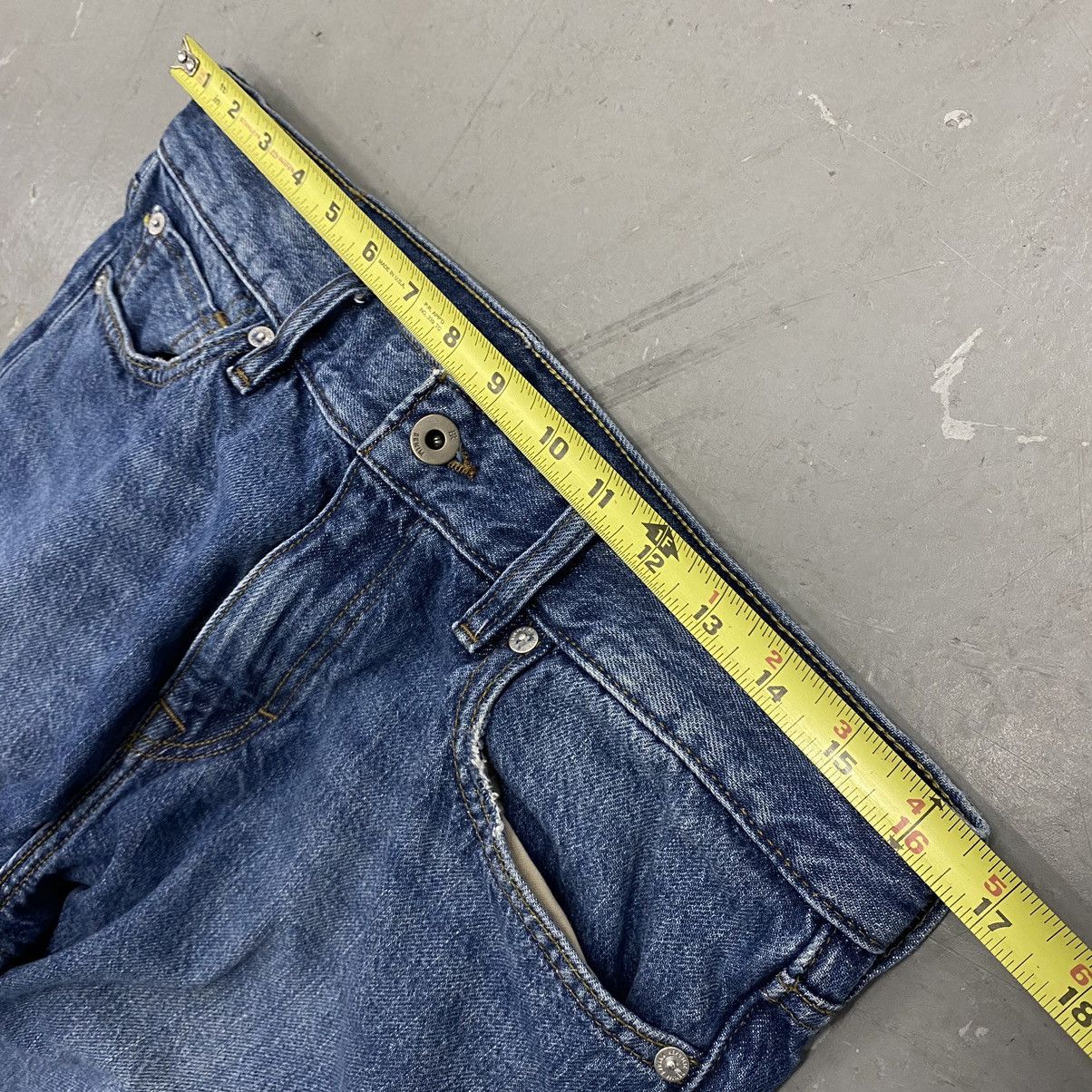Banana Republic × Japanese Brand × Levi's Banana Republic Slim Fit Selvedge Denim Blue Jeans Size US 33 - 3 Thumbnail