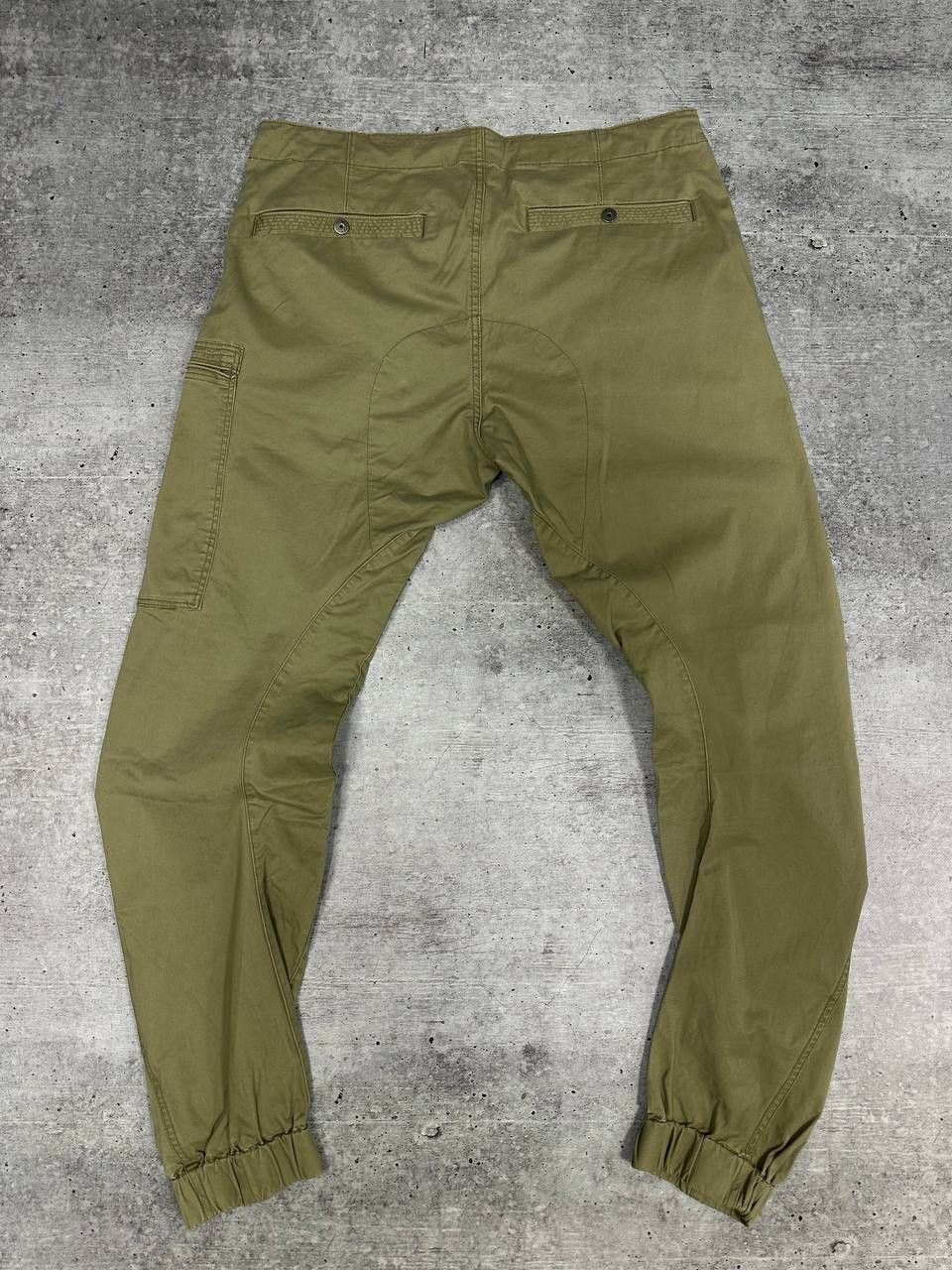 G-Star × Vintage Vintage G -Star Cargo Khaki Povel Qane 3D Tapered Pants Size US 34 / EU 50 - 12 Thumbnail