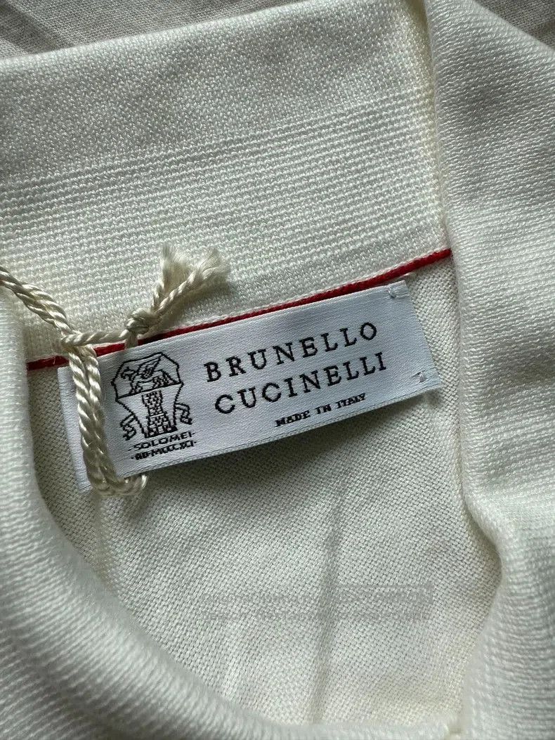 Brunello Cucinelli Brunello Cucinelli Knit Polo Shirt. Size US M / EU 48-50 / 2 - 2 Thumbnail