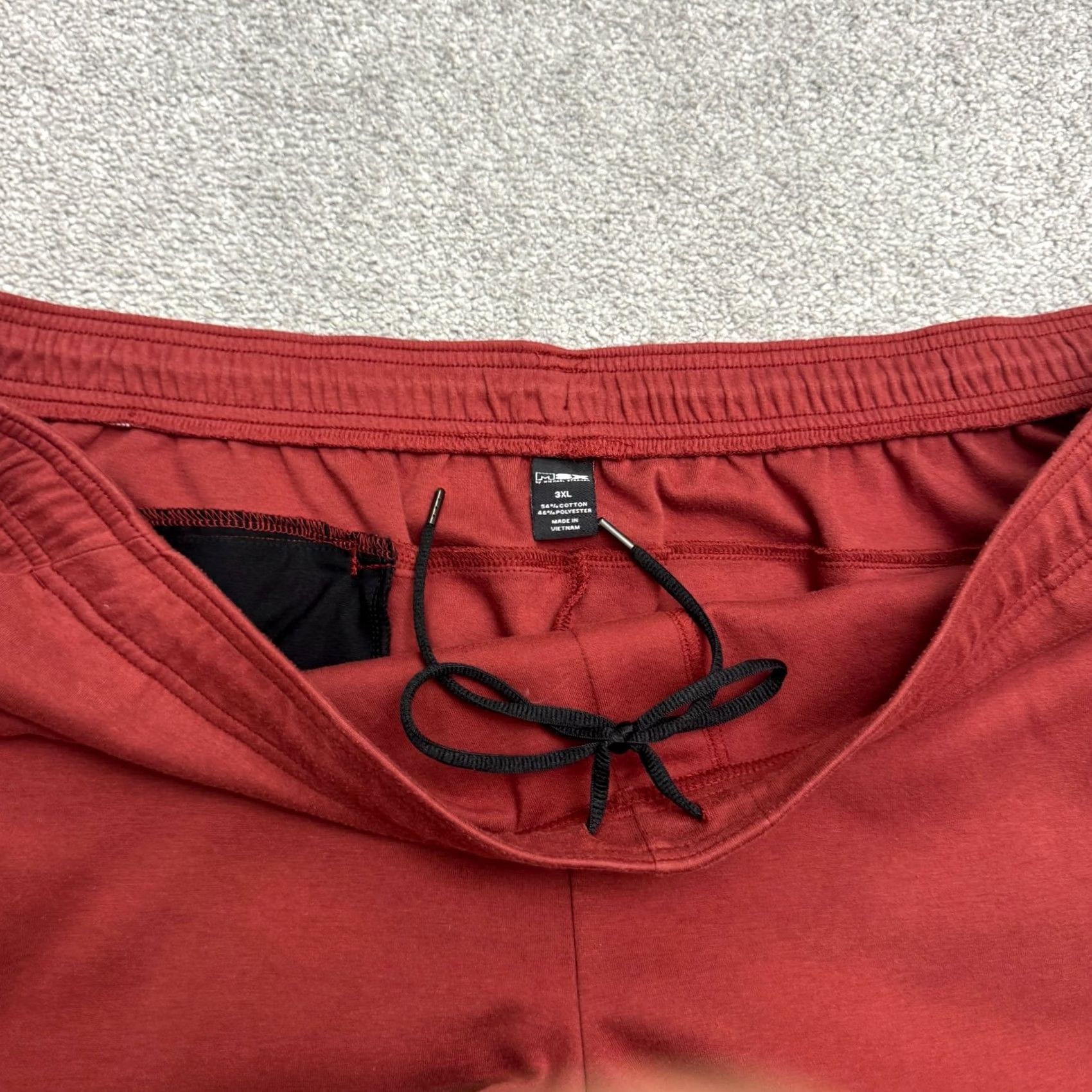 Vintage MSX Michael Strahan Fleece Sweat Shorts Mens 3XL Brown Athletic Activewear Size US 39 - 5 Thumbnail