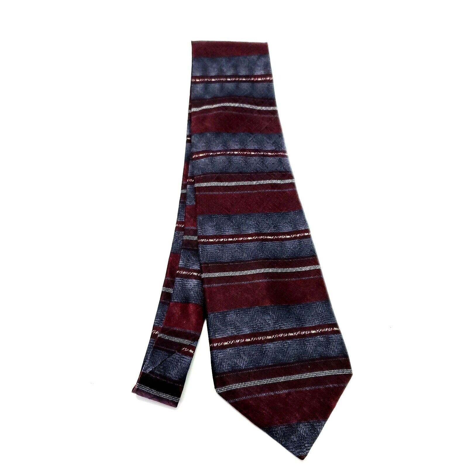 Croft & Barrow Croft & Barrow Multi Colored Silk Tie Woven Wide Horizontal Size ONE SIZE - 6 Thumbnail
