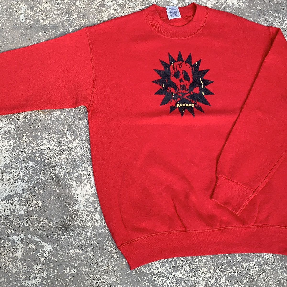 Vintage Vintage 90s Piracy Skulls Sweatshirt Big Logo Size US M / EU 48-50 / 2 - 3 Thumbnail