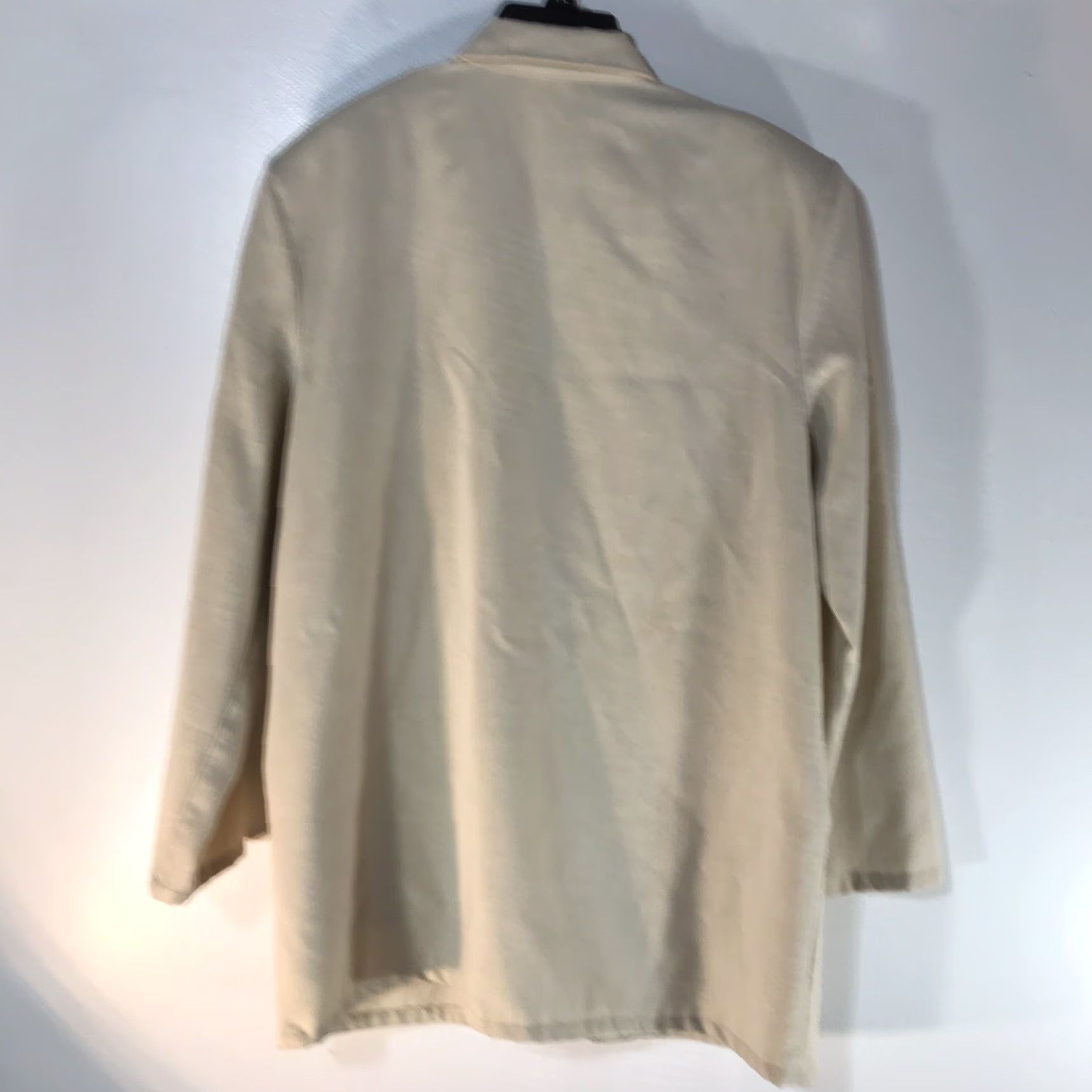 Vintage VINTAGE Bobbie Brooks Blazer Women’s Medium Ivory Knit Casual Business Workwear Fall Winter Spring Size M / US 6-8 / IT 42-44 - 2 Thumbnail