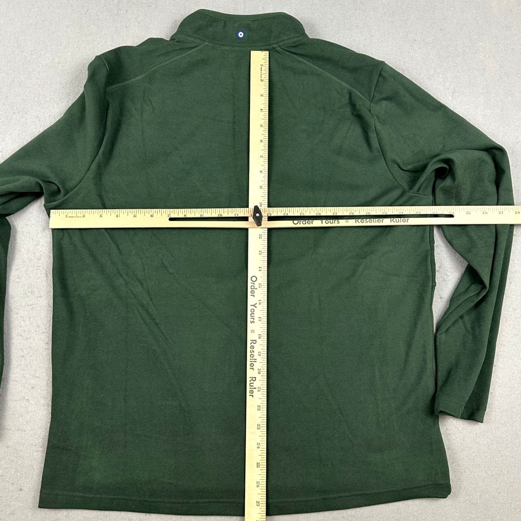 Ben Sherman Ben Sherman Sport Sweater Men Large Green 1/4 Zip Golf Micro Fleece Pullover Pullover Embroidered Logo Size US L / EU 52-54 / 3 - 7 Thumbnail