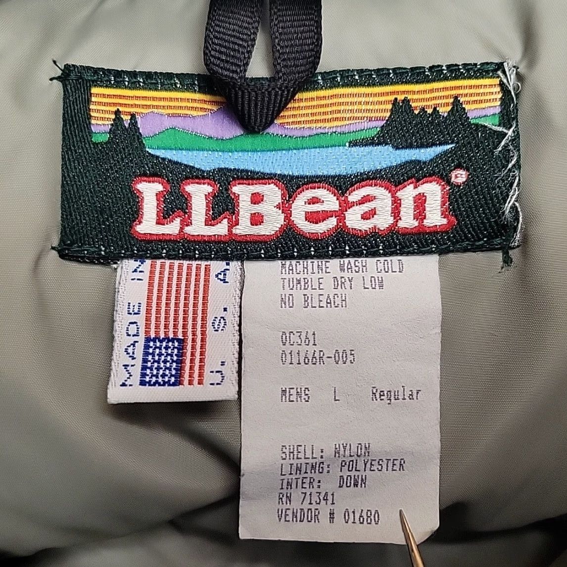 Vintage VINTAGE L.L. Bean Penobscot Parka Mens Large Blue Goose Down Quilted Puffer USA Made Size US L / EU 52-54 / 3 - 5 Thumbnail