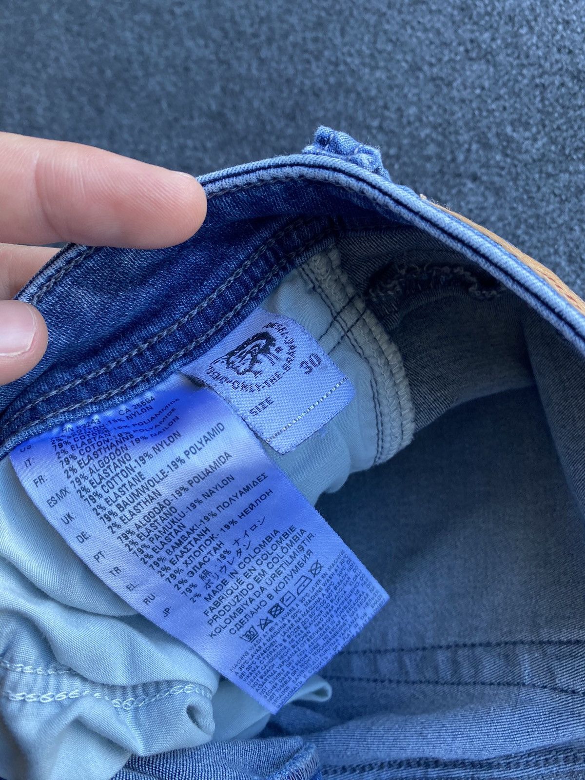 Diesel 🔥Opium Punk Gothic Diesel Blue Jeans Belther-R Slim 30 Size US 30 / EU 46 - 4 Thumbnail