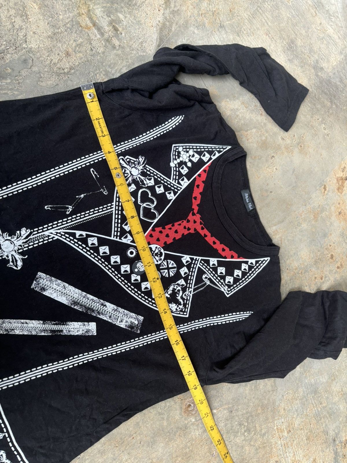Hysteric Glamour × If Six Was Nine × Japanese Brand Y2k Alpha flat Ifsixwasnine Punk style Longsleeve Size US XL / EU 56 / 4 - 8 Thumbnail