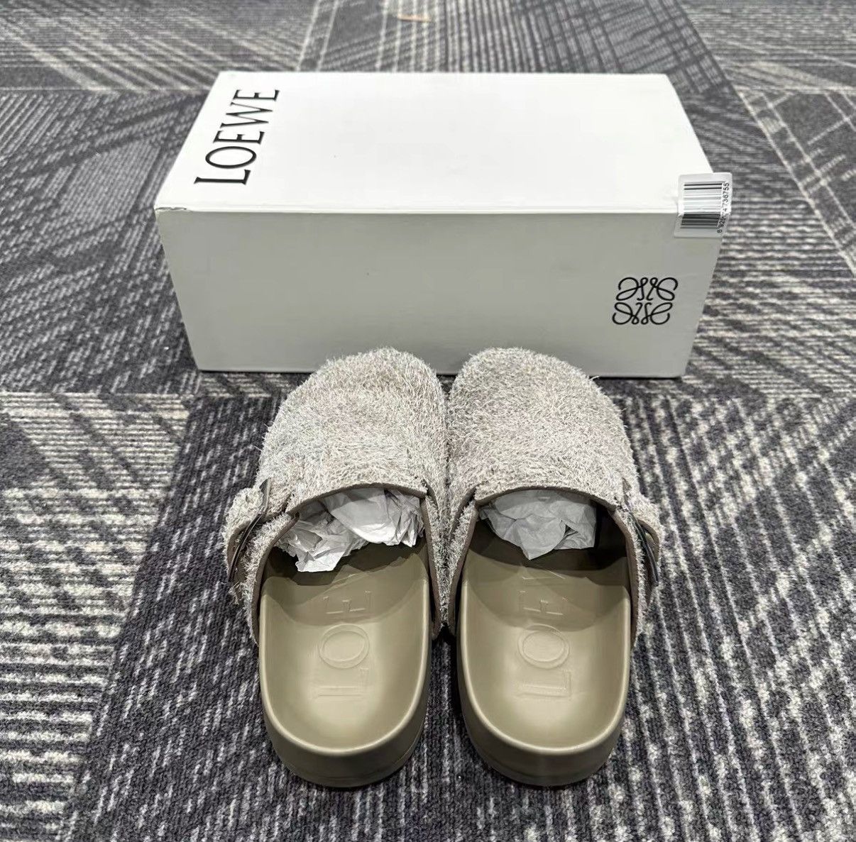 Loewe Loewe Ease Buckle Suede Birkenstock Mules J42 Size US 8 / IT 38 - 3 Thumbnail