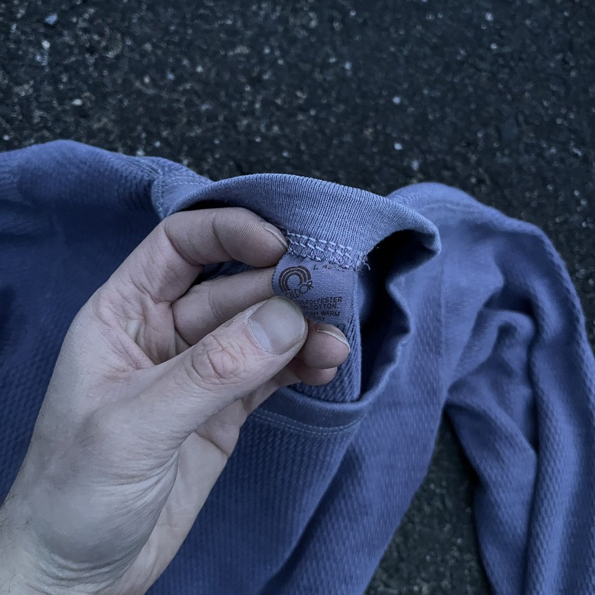 Other Vintage Thermal Overdyed Shirt Size L 80’s 90’s Size US L / EU 52-54 / 3 - 3 Thumbnail