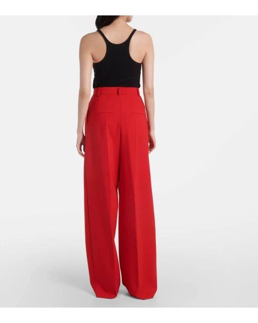 Marni o1w1db10125 Pants in Red Size 32" / US 10 / IT 46 - 2 Thumbnail
