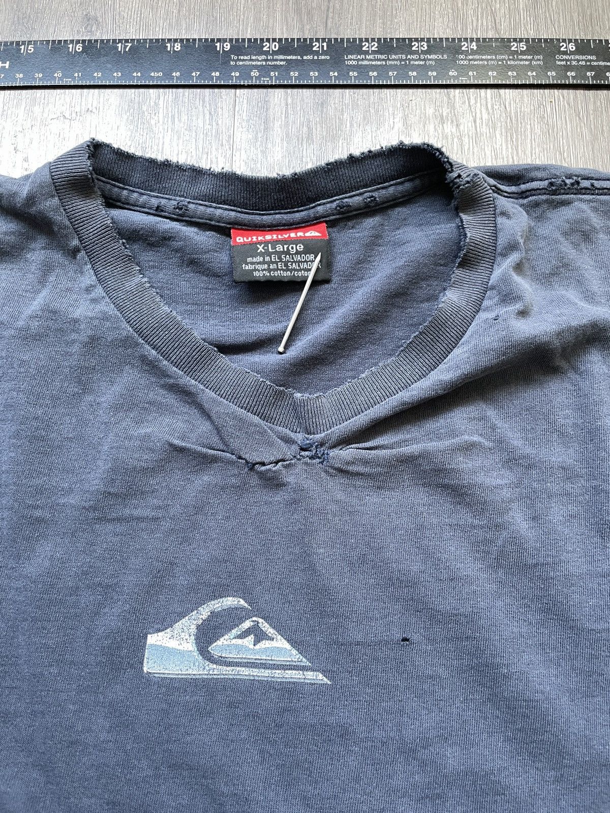 Quiksilver Vintage Quiksilver “Surf Logo” Thrashed T-Shirt (Sz. XL) Size US XL / EU 56 / 4 - 5 Thumbnail
