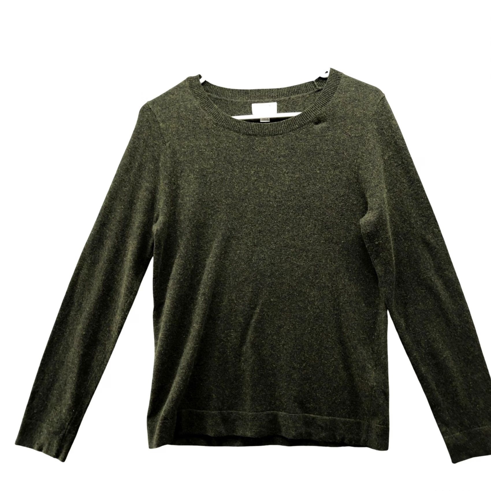 J.Crew J.Crew Teddie Sweater Womens S Olive Green Merino Wool Blend Crewneck Pullover Knit Long Sleeve Classic Casual Workwear Fall Winter Season Womens Size S / US 4 / IT 40 - 2 Thumbnail