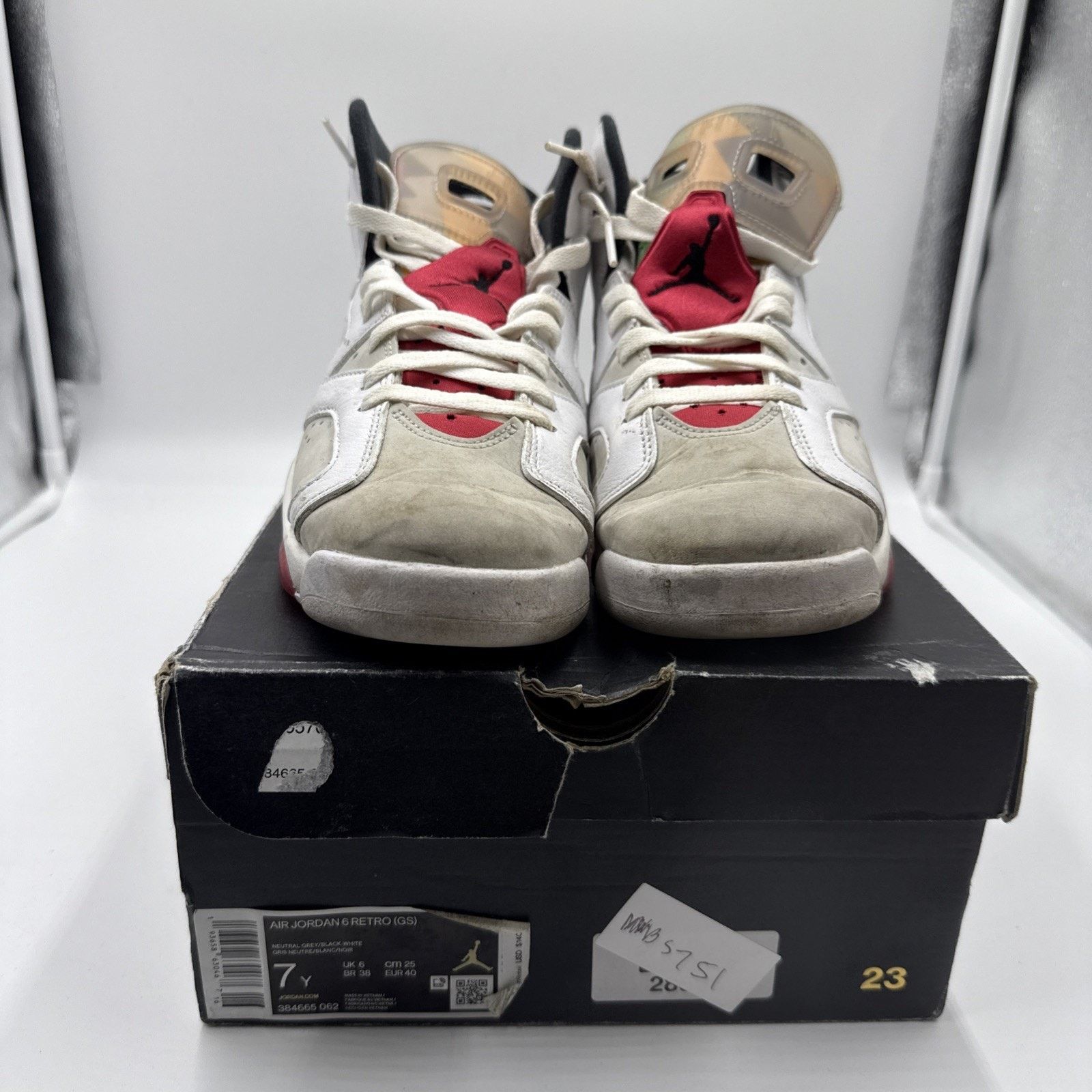 Jordan Brand Size 7 (GS) - Jordan 6 Retro Mid Hare Size US 7 / IT 37 - 2 Thumbnail