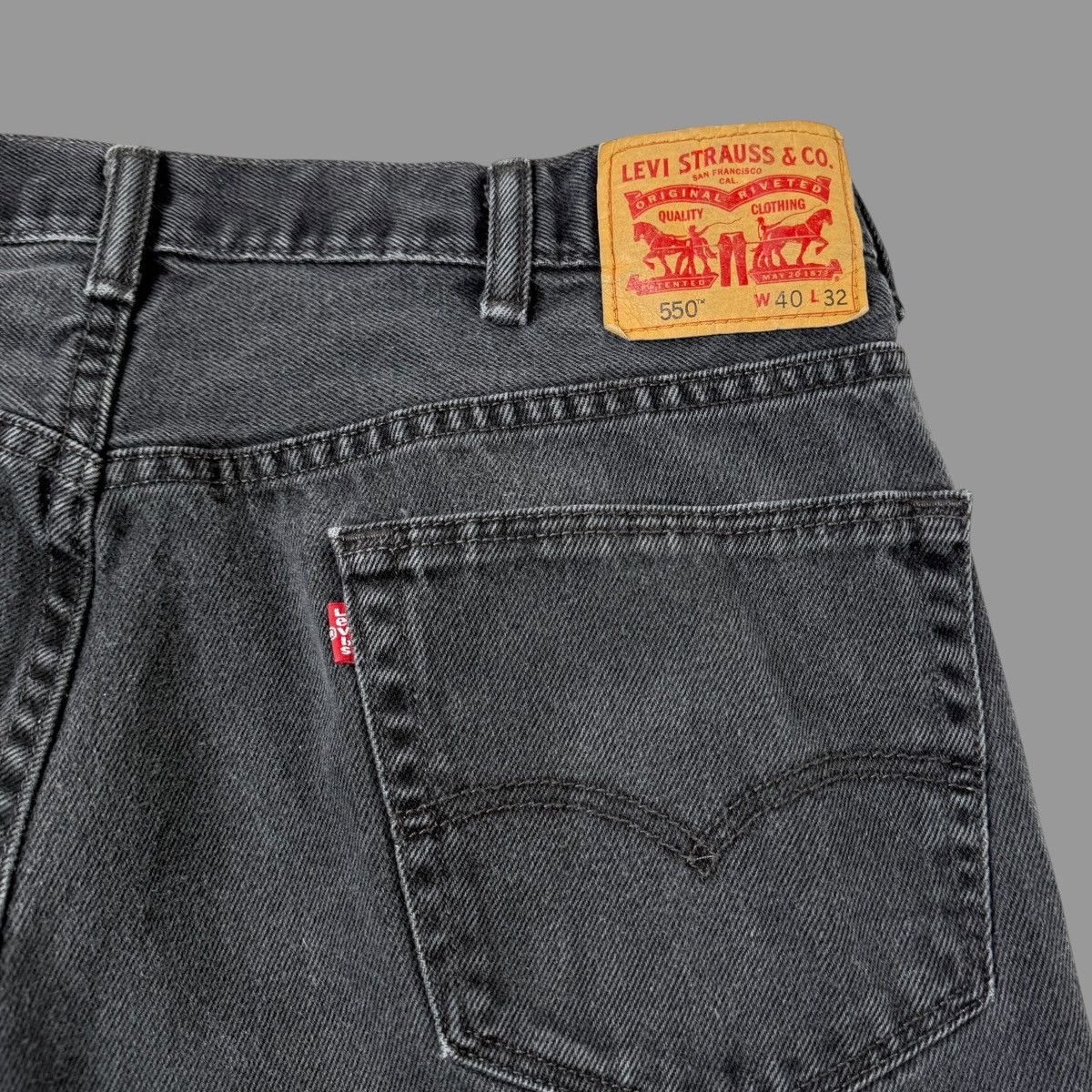 Levi's × Vintage Vintage black Y2K Levi’s 550 jeans Size US 38 / EU 54 - 5 Thumbnail