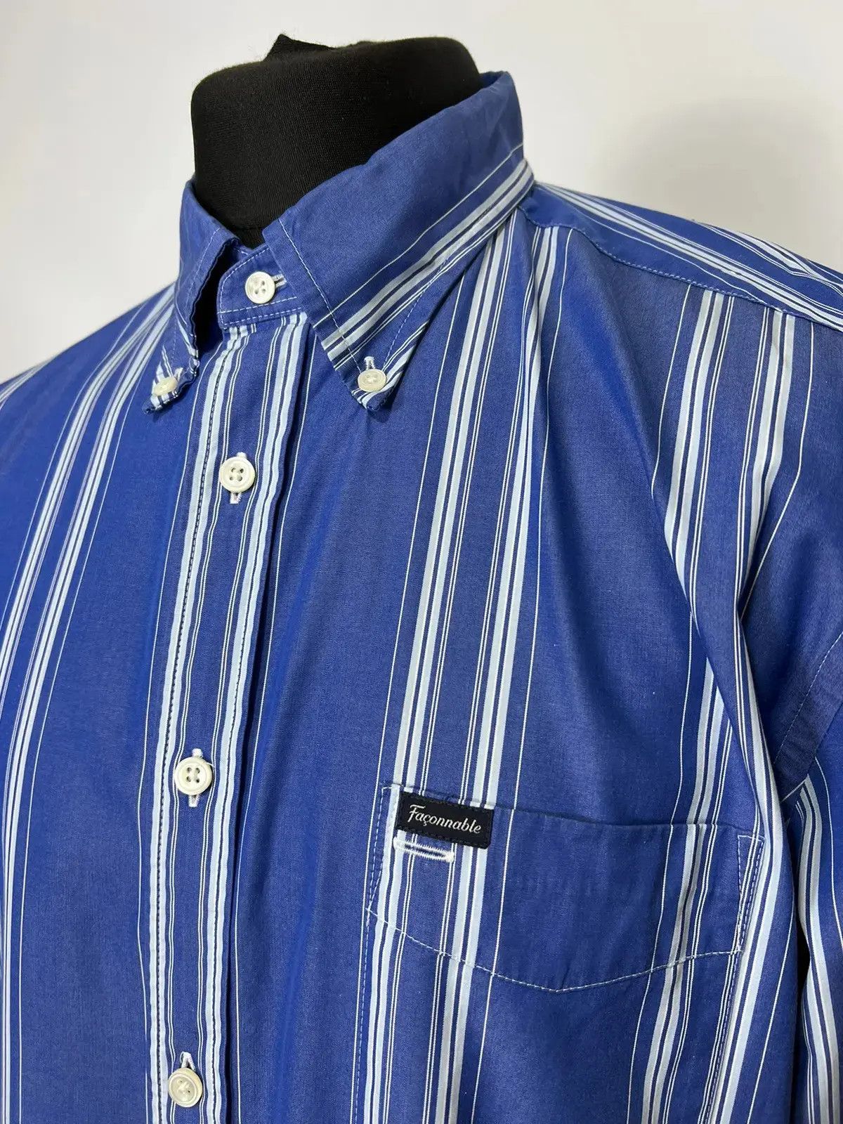 Designer × Faconnable Faconnable men’s long sleeve shirt Size US XL / EU 56 / 4 - 3 Thumbnail