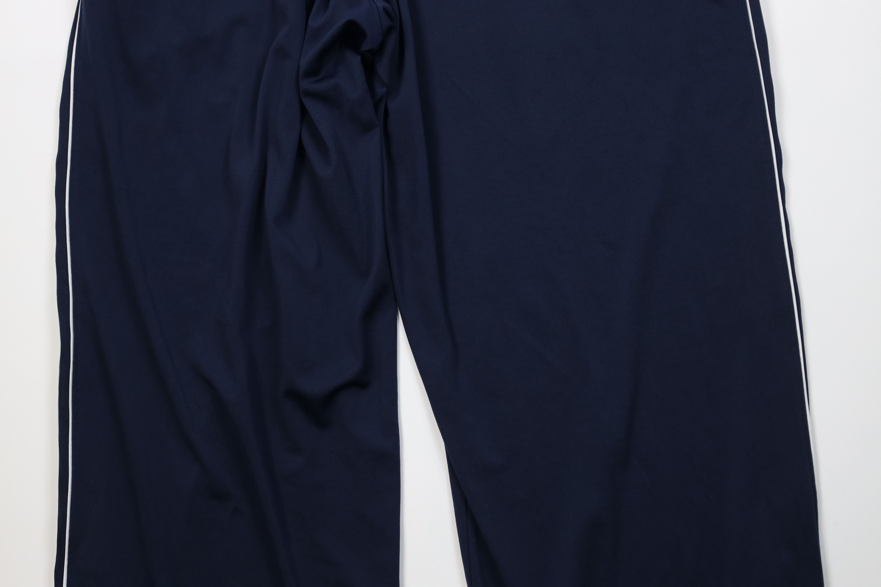 Nike Vintage Nike Mini Swoosh Striped Wide Leg Pants Navy Blue Size US 38 / EU 54 - 15 Thumbnail