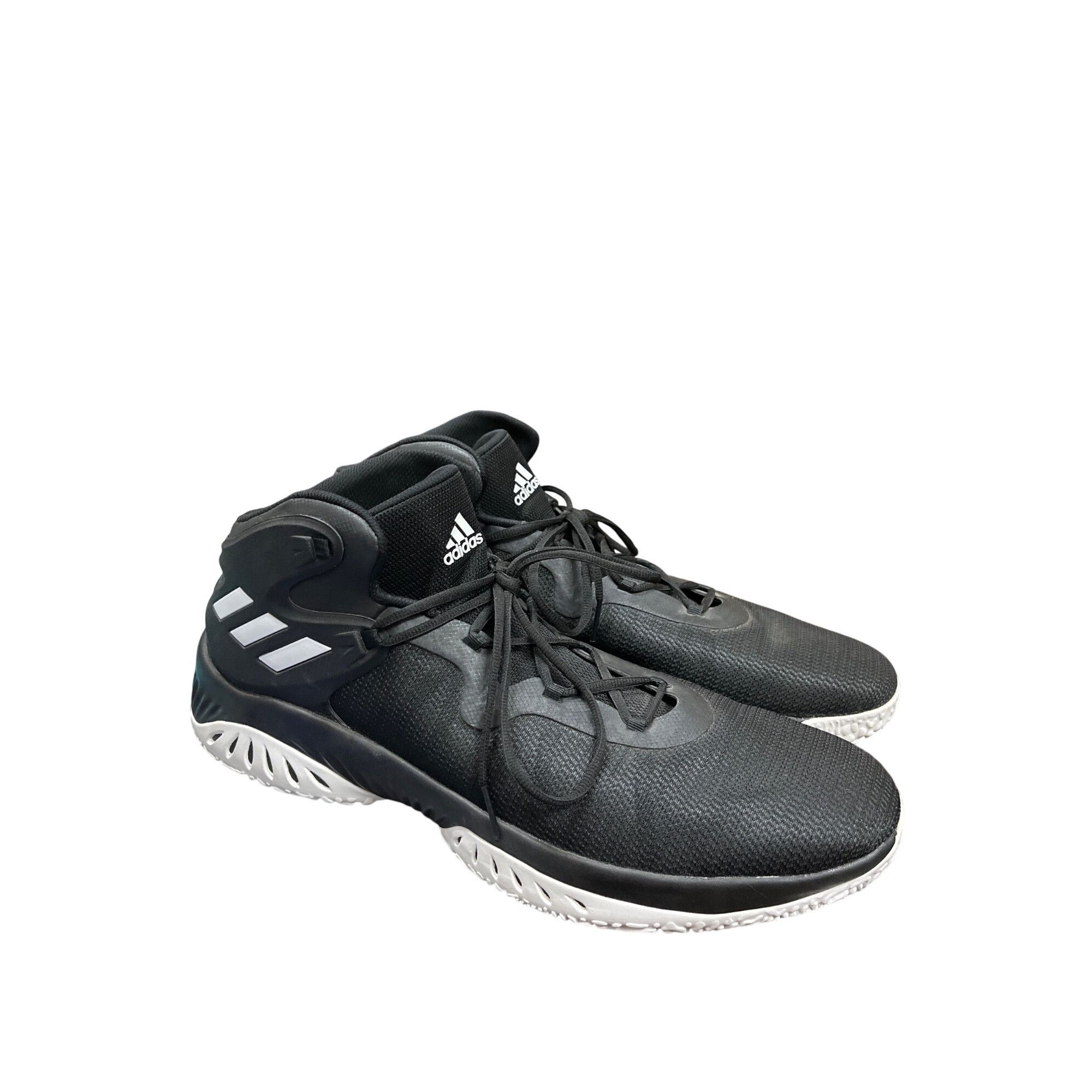 Adidas Adidas Pro Bounce mens black leather basketball sneakers rar Size US 15 / EU 48 - 17 Thumbnail