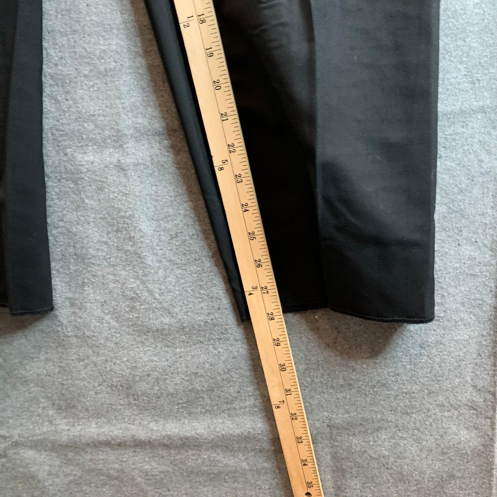 Other LINEA UOMO 100% Wool Women's Black Pants Size 30 Size 30" / US 8 / IT 44 - 6 Thumbnail