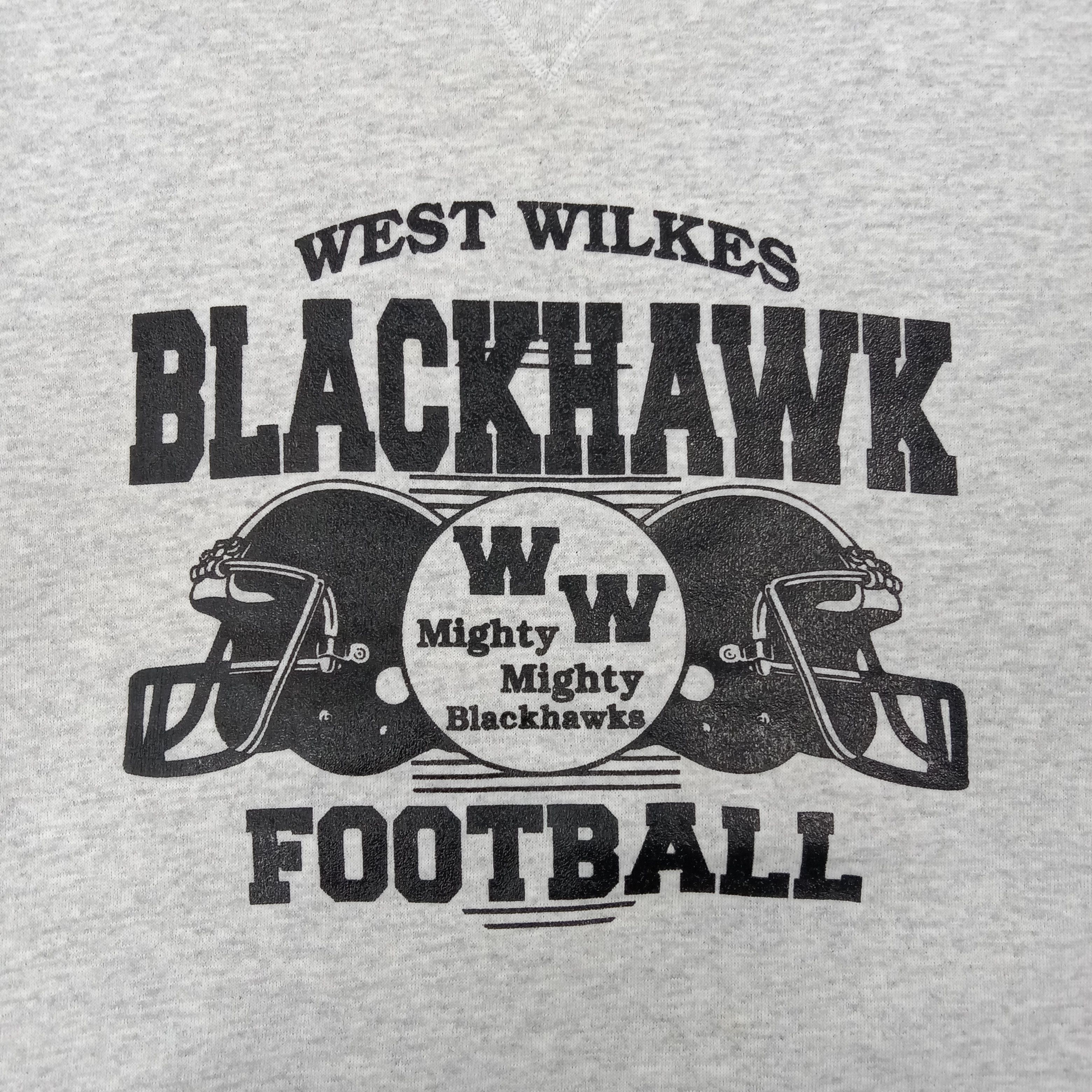 Vintage Discus Blackhawk American Football Team Sweatshirt C266N15 Size US L / EU 52-54 / 3 - 2 Thumbnail