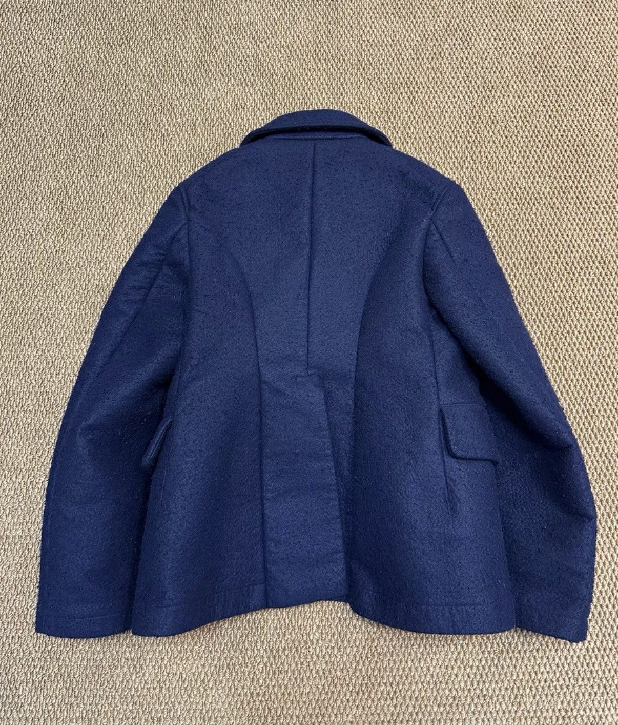 Comme des Garcons COMME des GARÇONS Round Collar Navy Heavy Jacket K23 Size M / US 6-8 / IT 42-44 - 5 Thumbnail