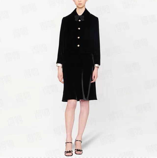 Miu Miu MIU MIU Black White Cuff Paneled Jacket Women's 38 Size XS / US 0-2 / IT 36-38 - 7 Thumbnail