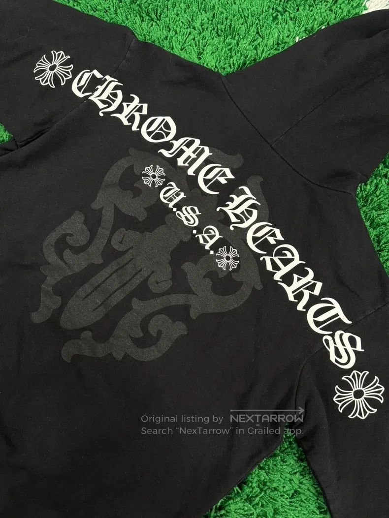 Chrome Hearts CHROME HEARTS Size L Black cross scroll behind Sanskrit zip Size US L / EU 52-54 / 3 - 3 Thumbnail