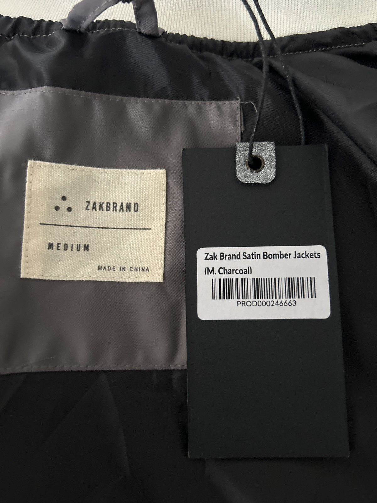 Other Zak Brand Satin Bomber Jacket Size US M / EU 48-50 / 2 - 3 Thumbnail