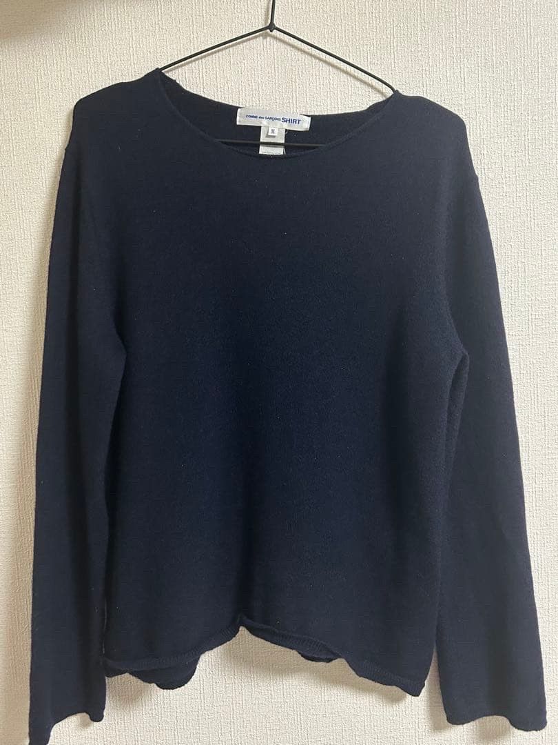 Comme des Garcons SHIRT Dark blue COMME DES GARCONS knit wool Size US S / EU 44-46 / 1 - 1 Thumbnail
