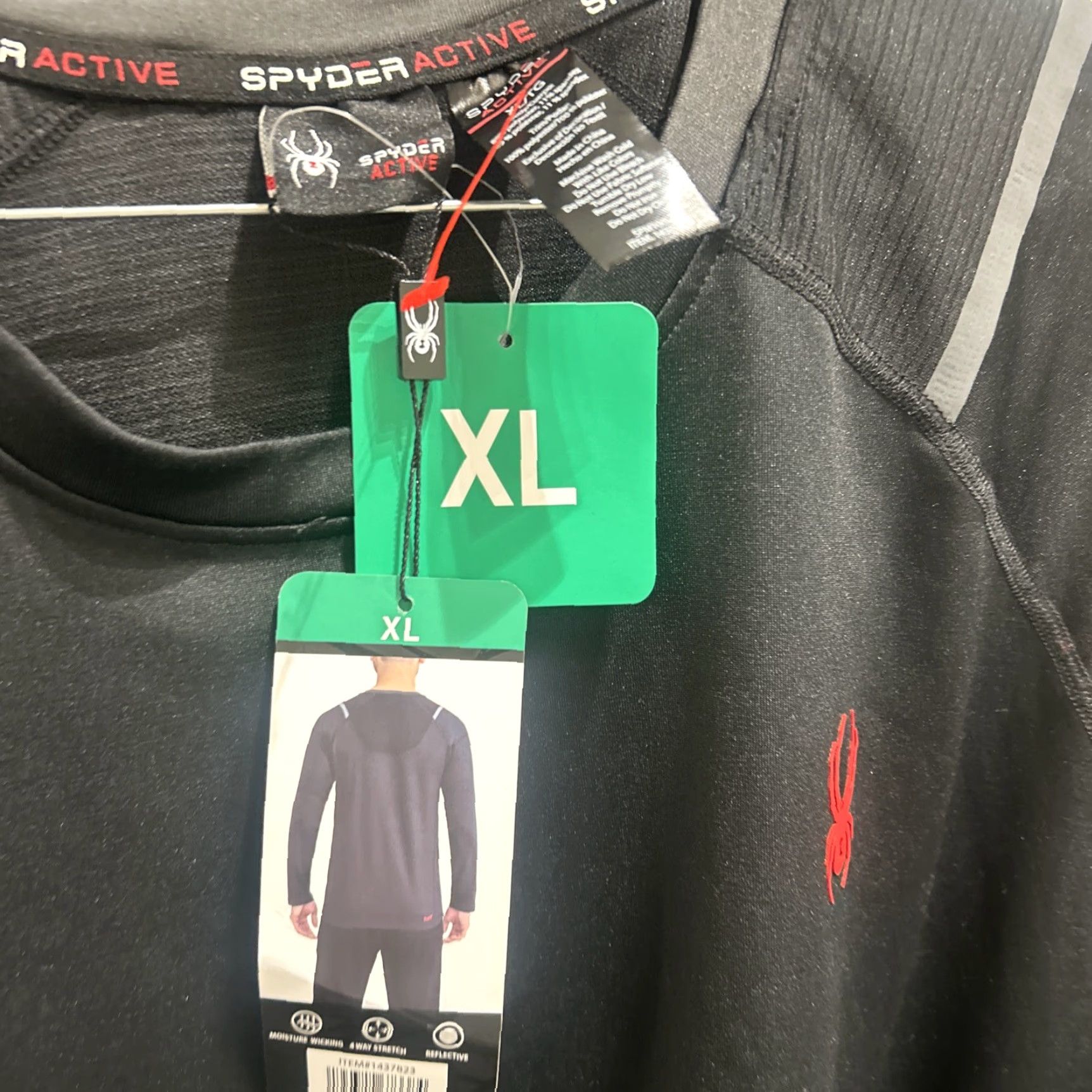 Spyder Spyder Mens XL Active Casual Wear Exercise Top Brand New Size US XL / EU 56 / 4 - 3 Thumbnail