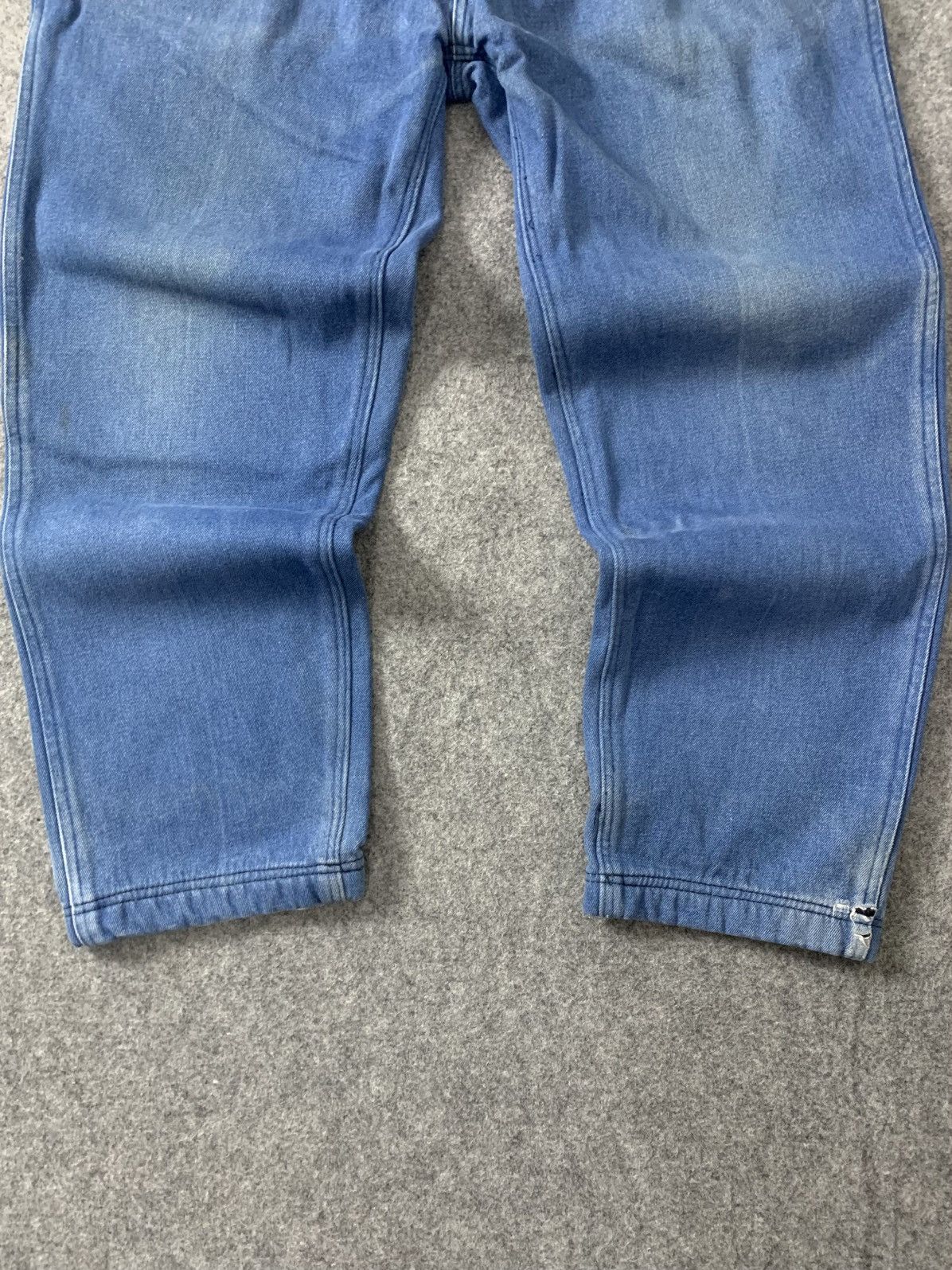 Japanese Brand × Vintage Vintage Blue 'Custome Patch by Squeekk' Baggy Fit Longpants Size US 30 / EU 46 - 6 Thumbnail