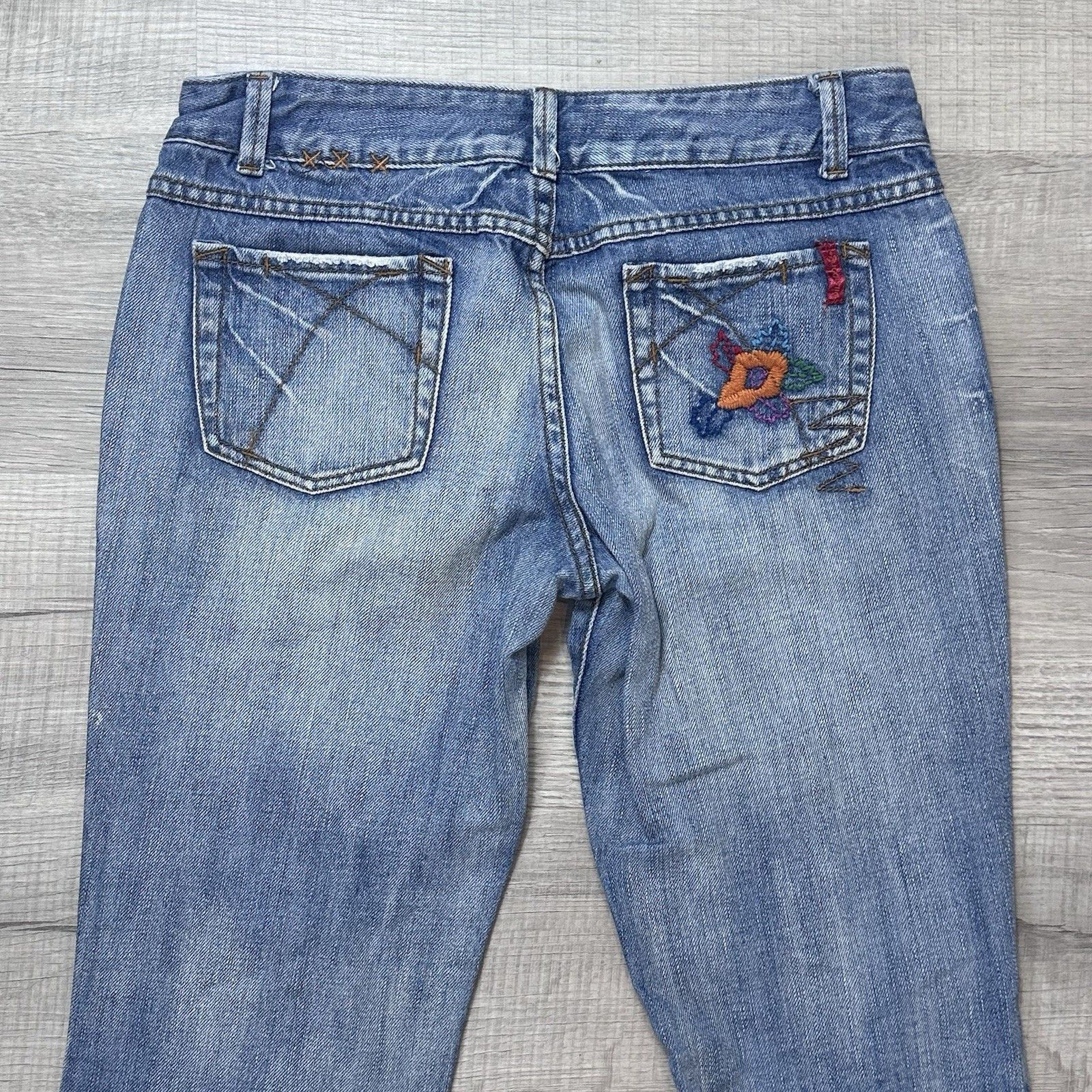 Billabong Y2K Boho Billabong Low Jeans Vintage 90's Flared Sz 7 30x32 Size 30" / US 8 / IT 44 - 10 Thumbnail