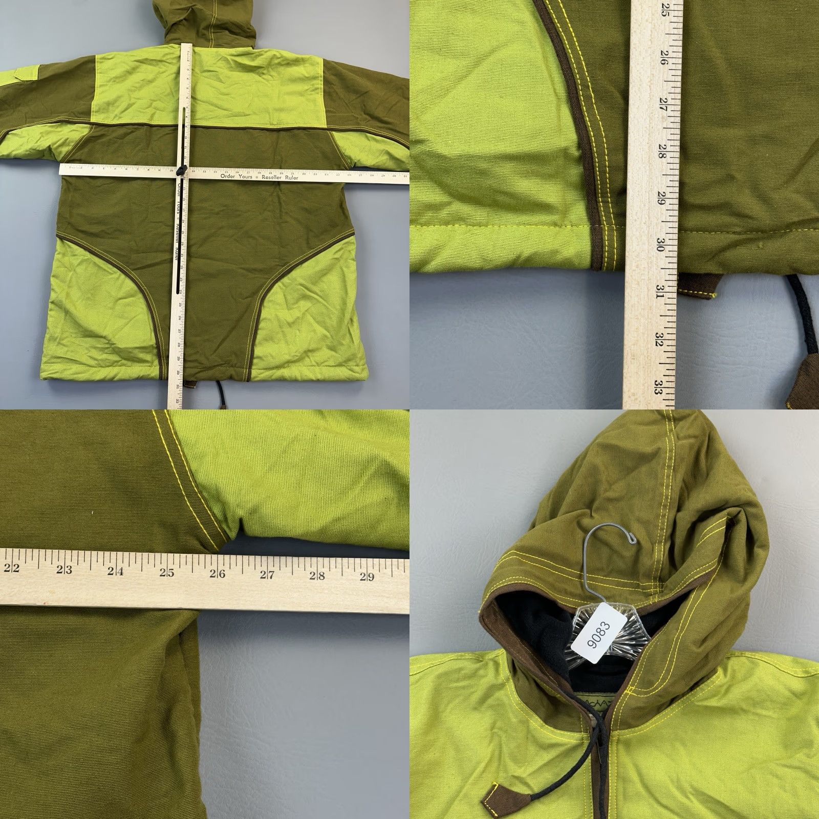 Vintage Vintage Macha MT Jacket Mens XL Green Canvas Full Zip Hooded Lined Nepal Size US XL / EU 56 / 4 - 8 Thumbnail