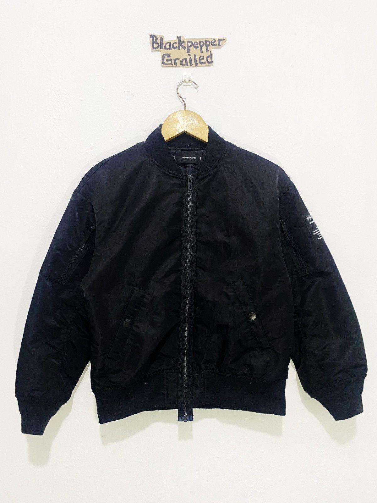 GU × Undercover Gu x Undercover Freedom Noise Bomber Jacket Size US S / EU 44-46 / 1 - 2 Thumbnail