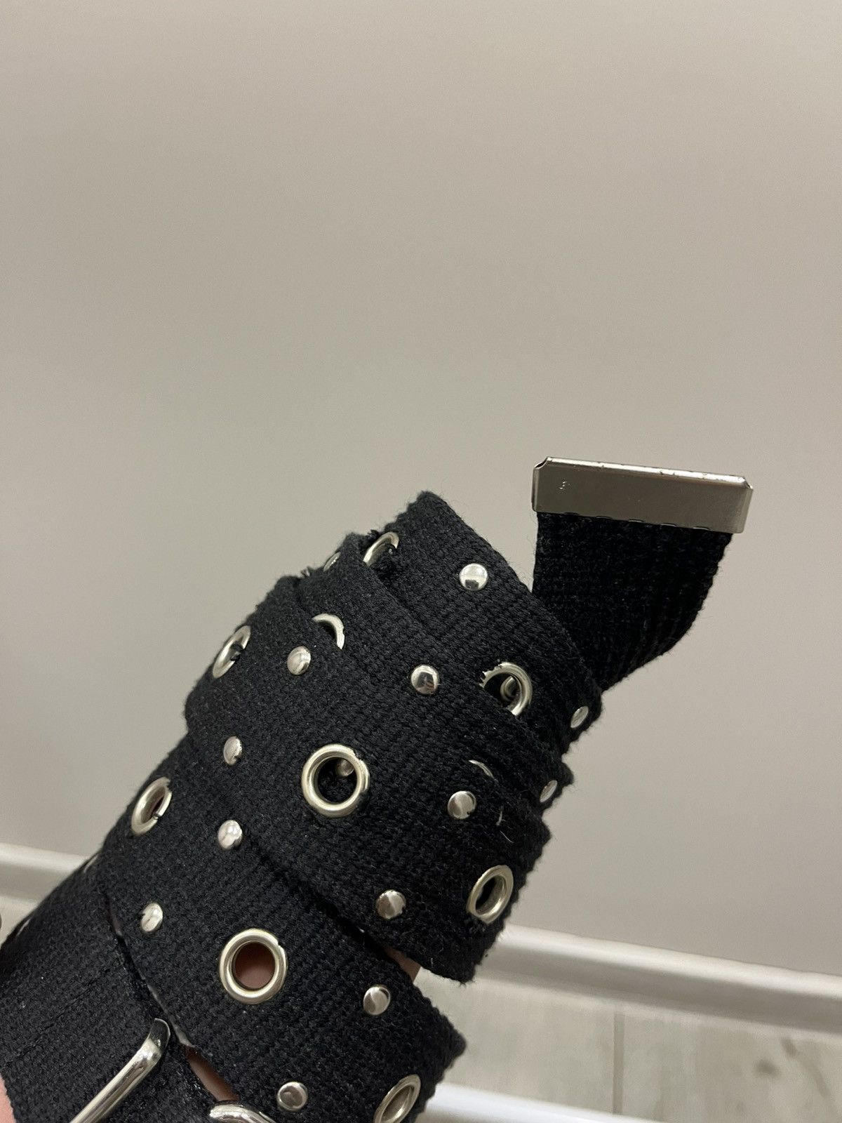 B.B. Simon Y2K Vintage Black Belt Japanese Style Size ONE SIZE - 2 Thumbnail