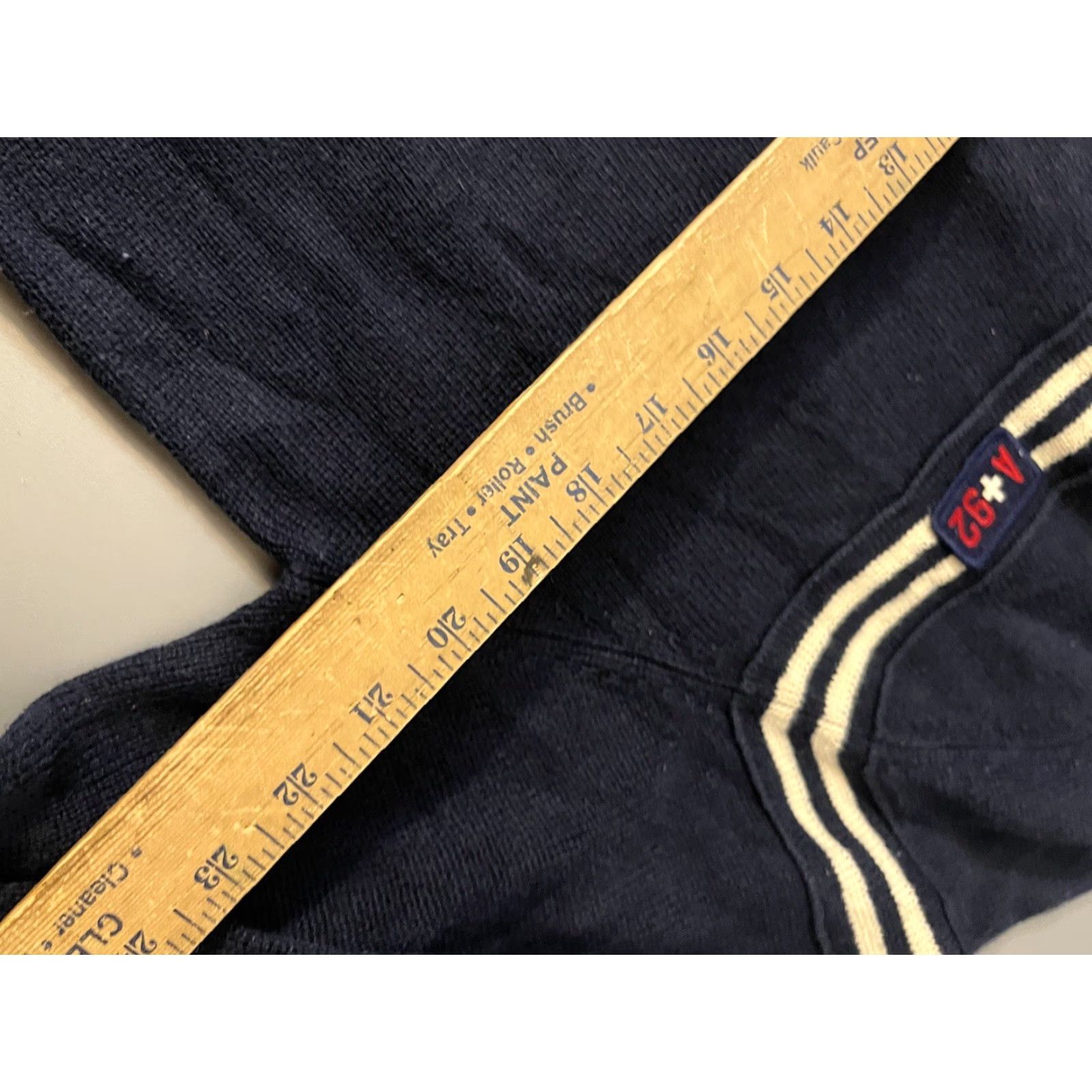 Abercrombie & Fitch Abercrombie and Fitch Mens Crew Neck Pullover Navy Blue Logo Sweater Large Size US L / EU 52-54 / 3 - 5 Thumbnail