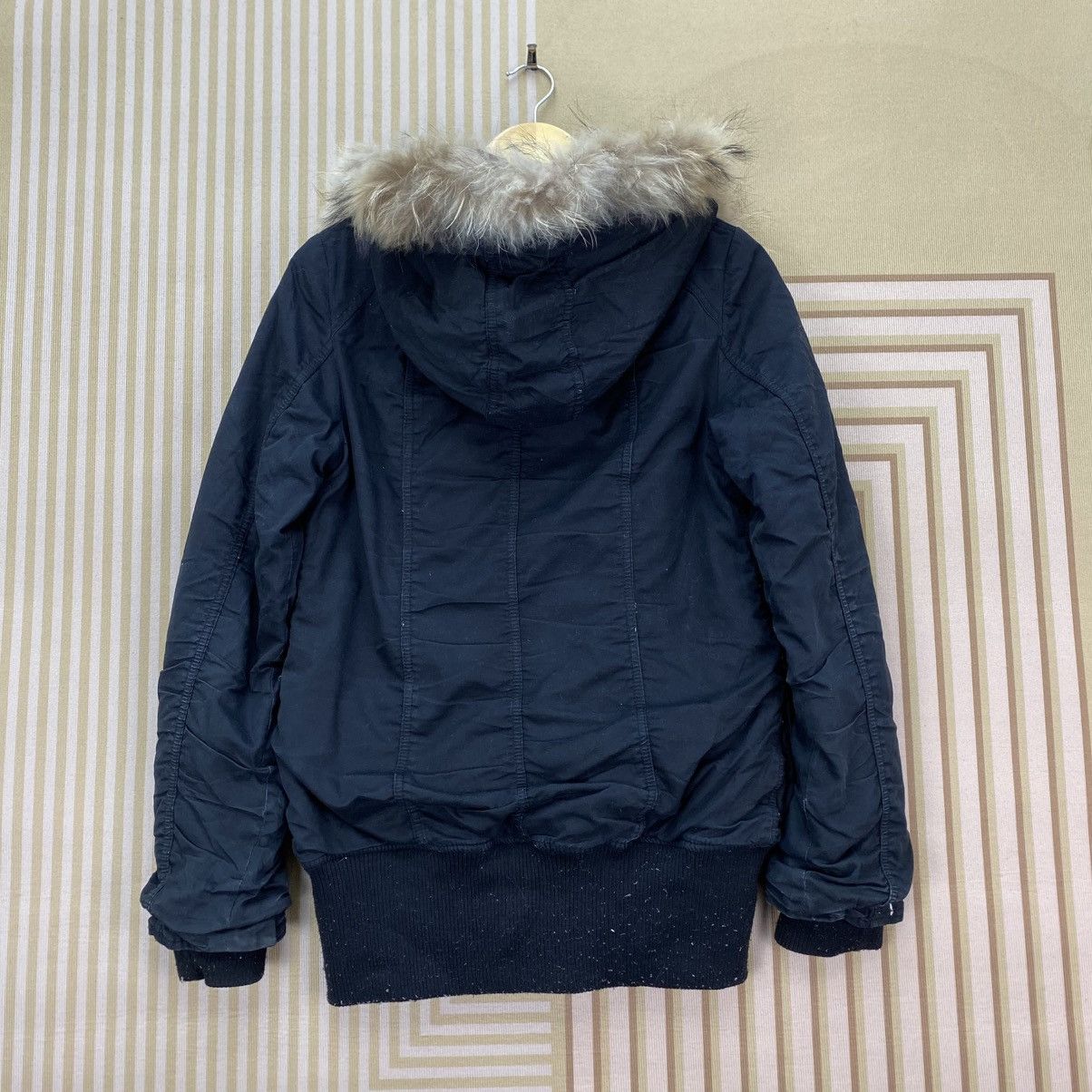 Hysteric Glamour 🫶Japanese Brand Ganancia Faux Fur Cargo Multi Pocket Jacket Size M / US 6-8 / IT 42-44 - 2 Thumbnail