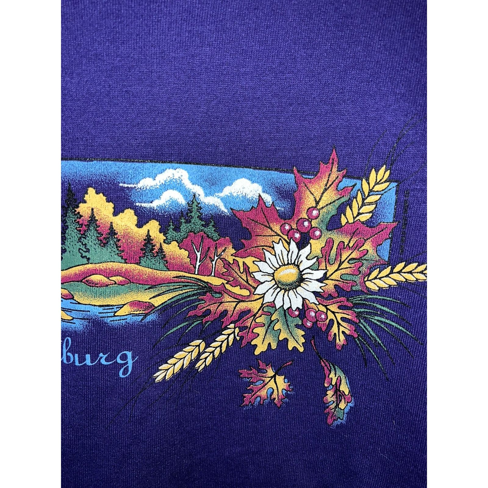 Jerzees Vintage Gatlinburg Sweatshirt TN Purple Crewneck VTG 90s L Size US L / EU 52-54 / 3 - 3 Thumbnail