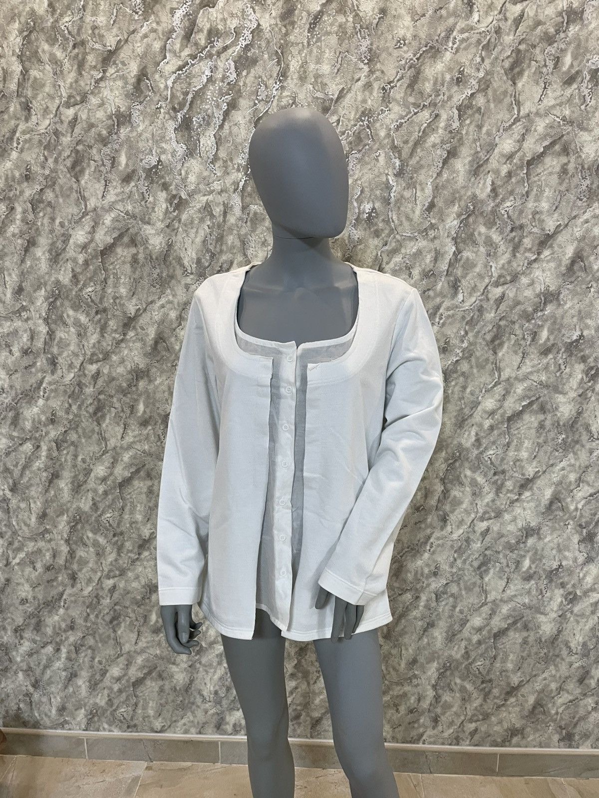 Black Label × Rundholz Rundholz Black Label Womens White Cardigan Size XL Size XL / US 12-14 / IT 48-50 - 1 Thumbnail