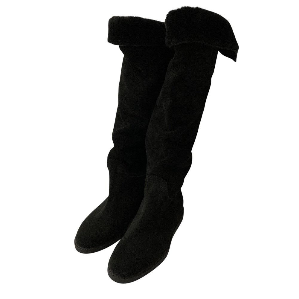 Salvatore Ferragamo Salvatore Ferragamo Salvatore Ferragamo My Ferragamo Suede Long Boots Leather Shoes DUTY FREE for USA Size ONE SIZE - 1 Thumbnail